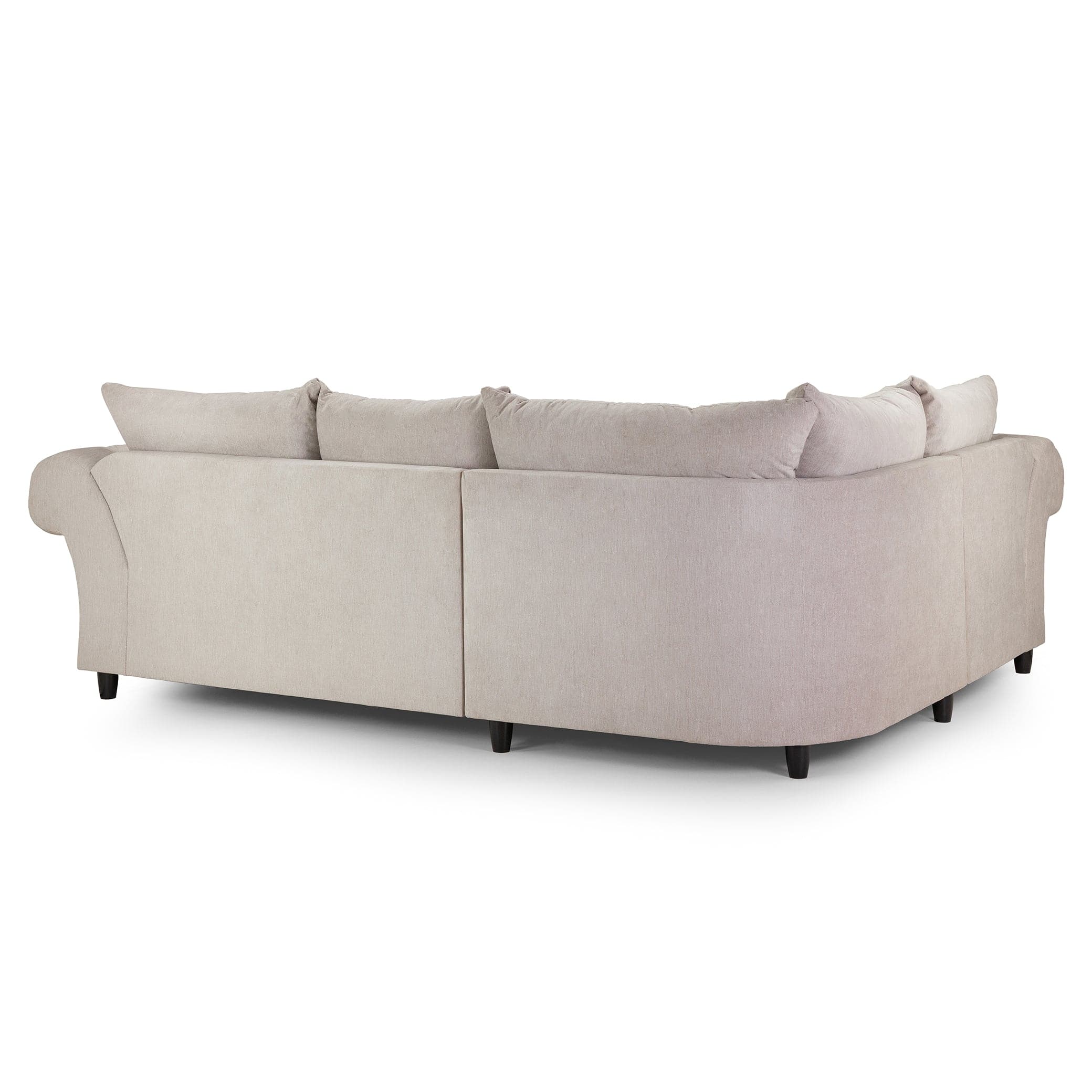 Berkshire Fullback Sofa Stone Left Hand Corner - back view (7026909380672)