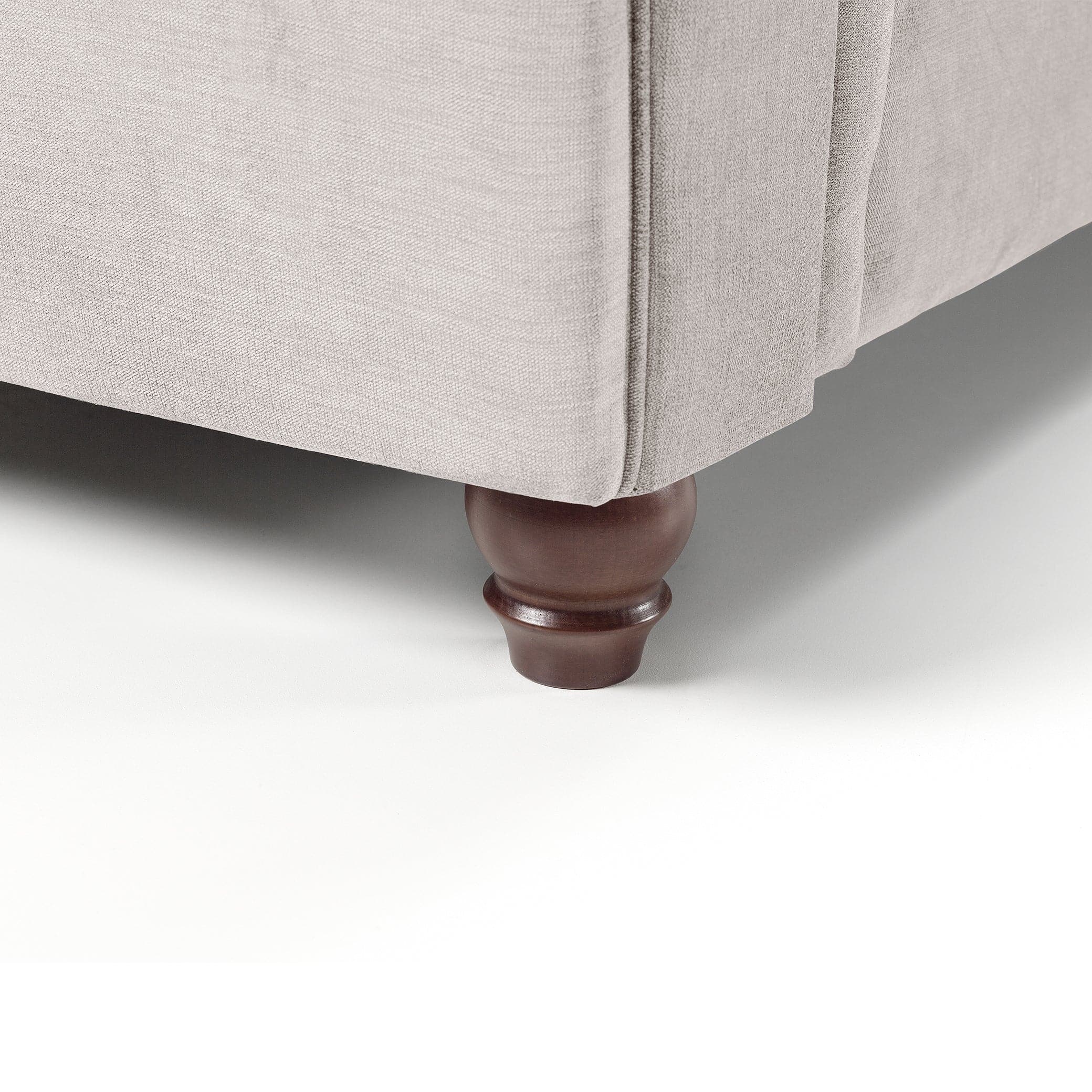 Berkshire Fullback Sofa Stone Left Hand Corner – bottom view (7026909380672)