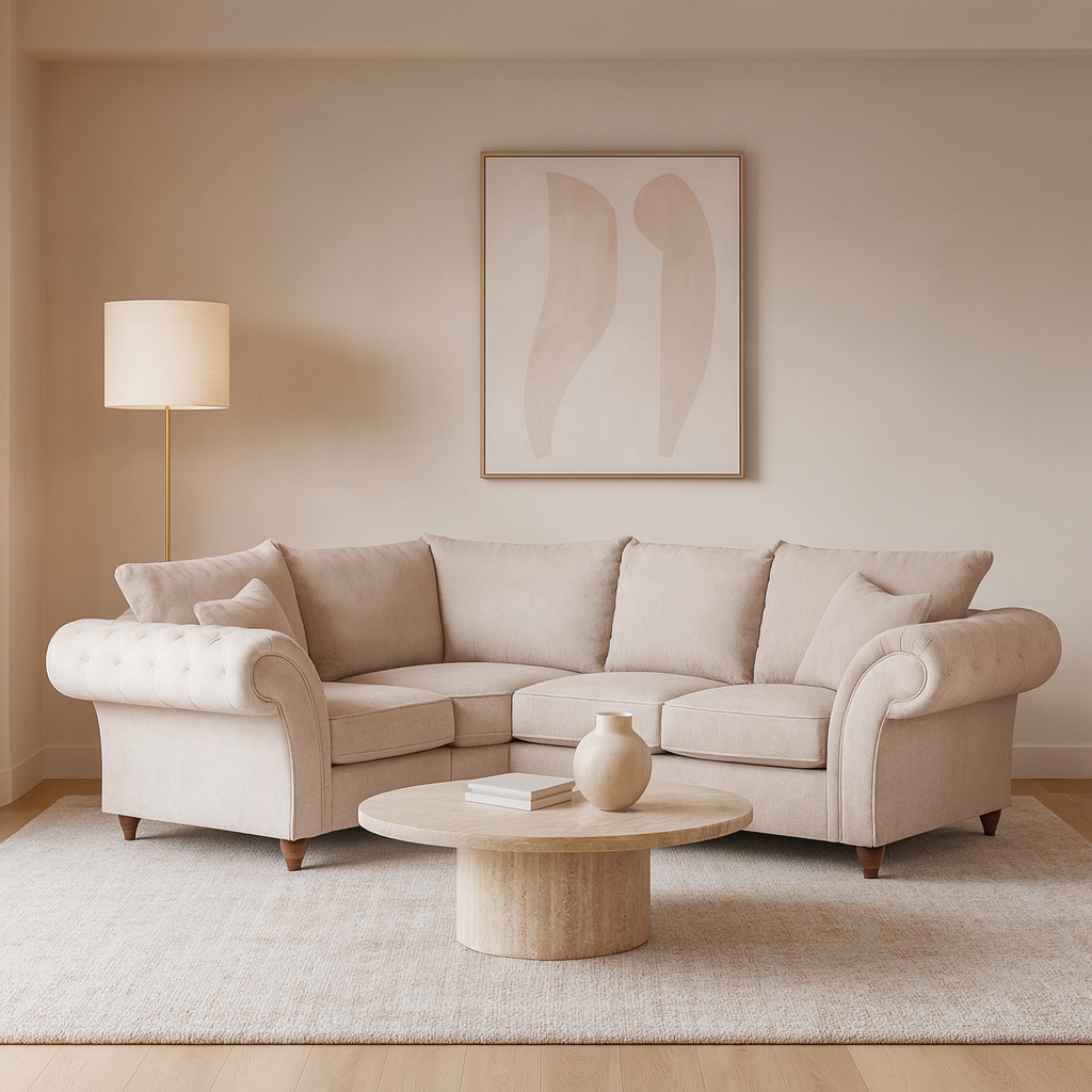 Berkshire Fullback Sofa Stone Left Hand Facing Corner (7026909380672)