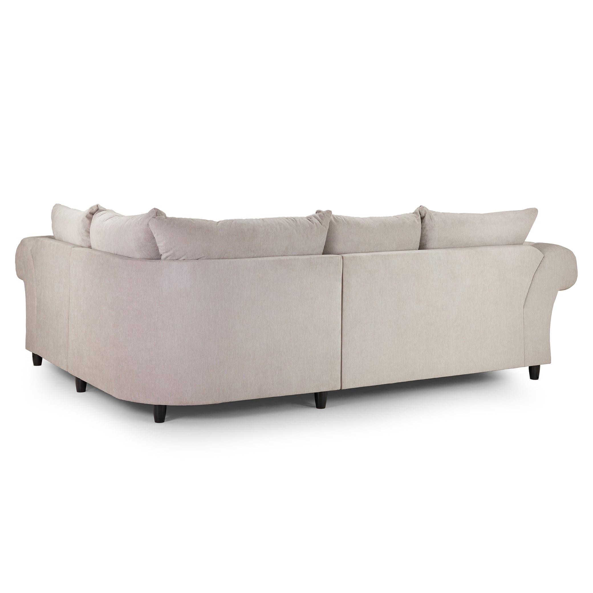 Berkshire Fullback Sofa Stone Right Hand Corner - back view (7026909675584)