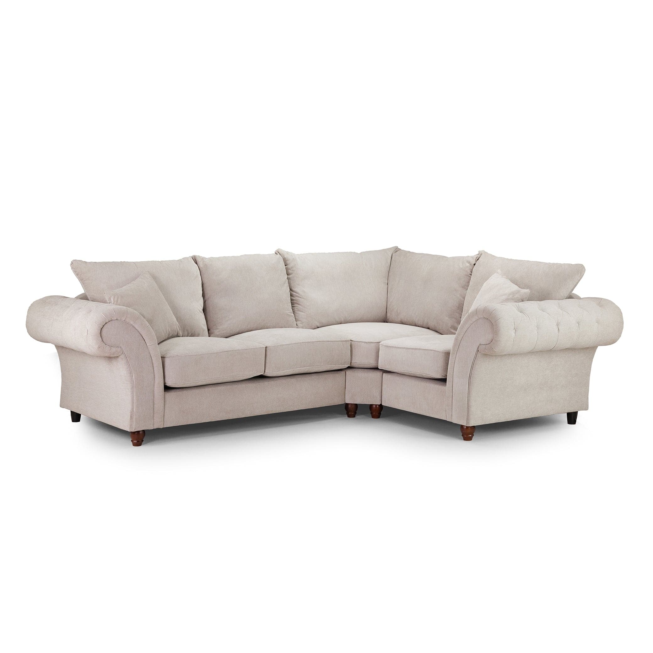 Berkshire Fullback Sofa Stone Right Hand Corner – full view (7026909675584)