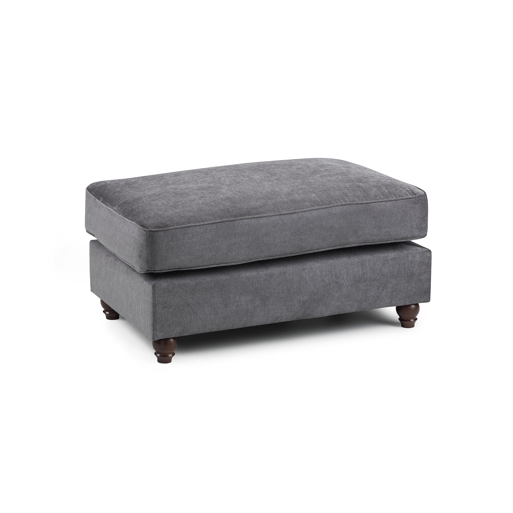 Berkshire Fullback Sofa Stone Footstool - AMC Furniture
