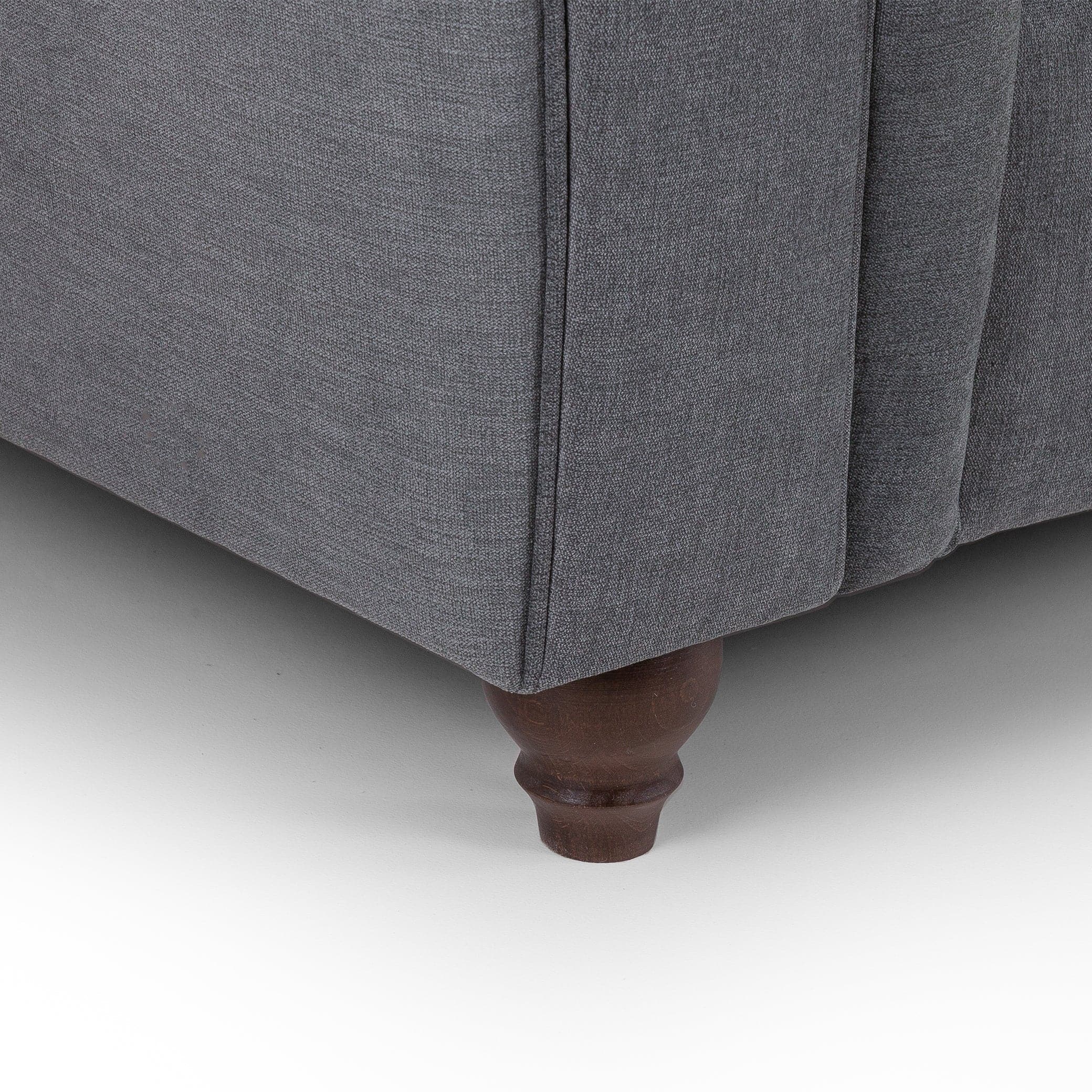 Berkshire Grey Large Corner Sofa - bottom view (7026904891456)