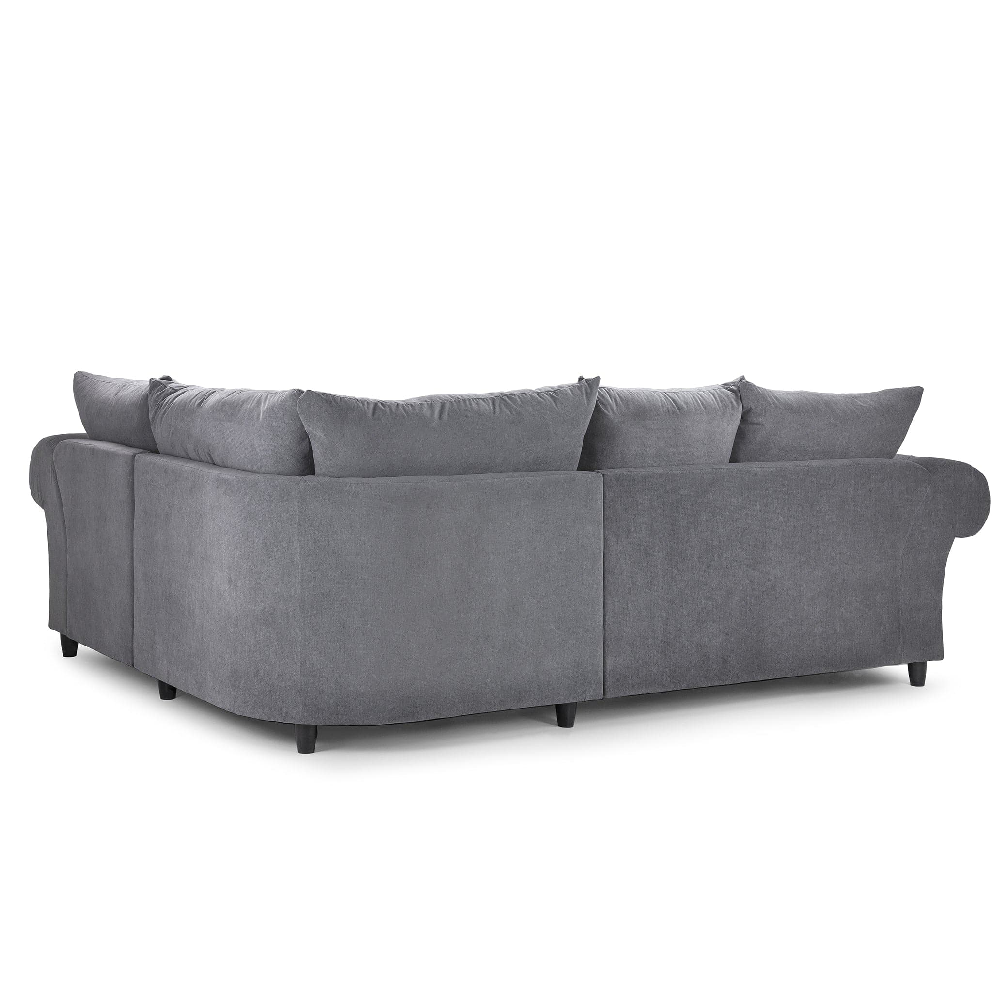 Berkshire Grey Right Hand Corner Sofa - back view (7026905514048)
