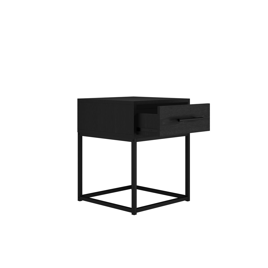 BRAY MATTE BLACK BEDSIDE CABINET (14969133728122)