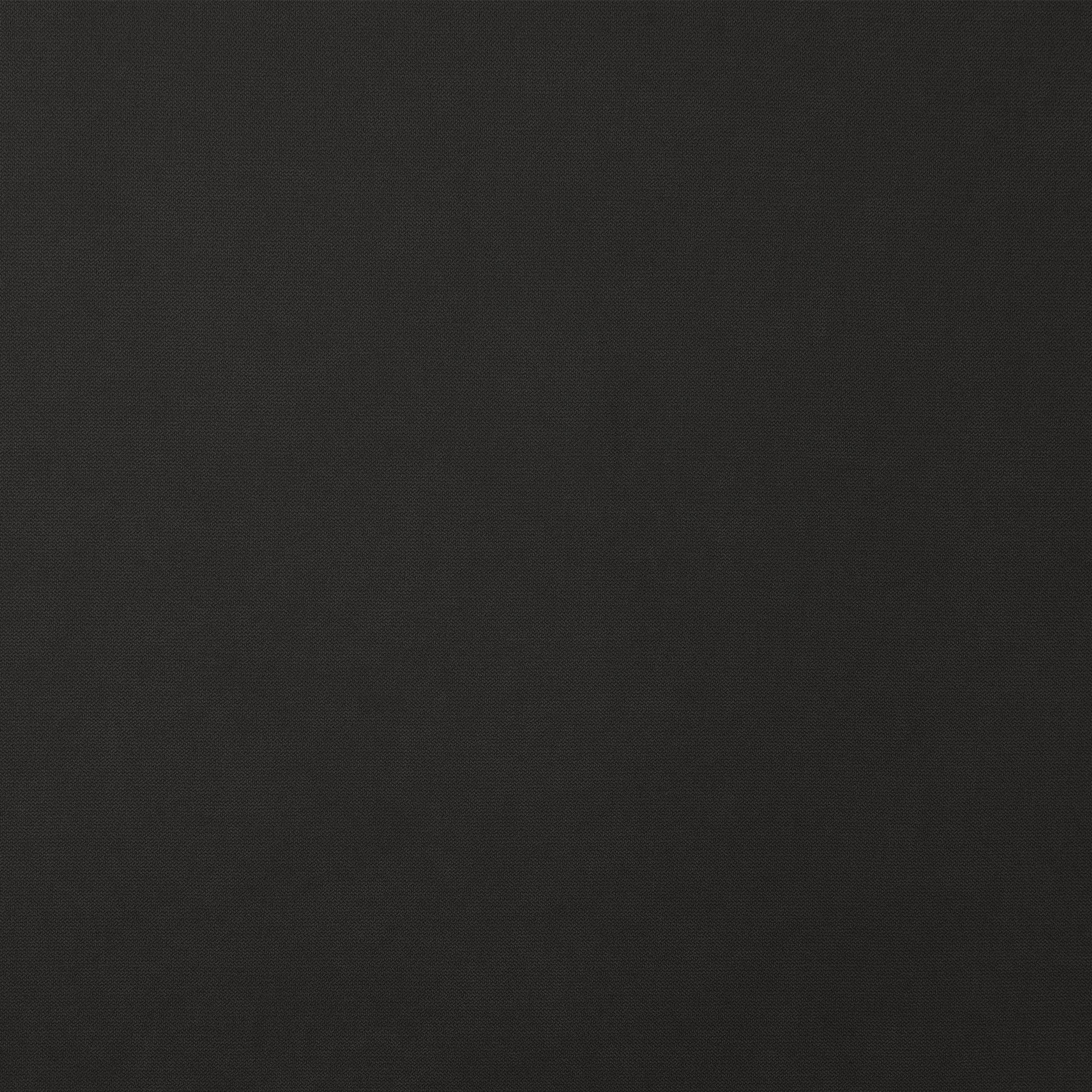 Camden U-Shape Corner Sofa with Footstool – Black- close-up of fabric texture (7022917615680)