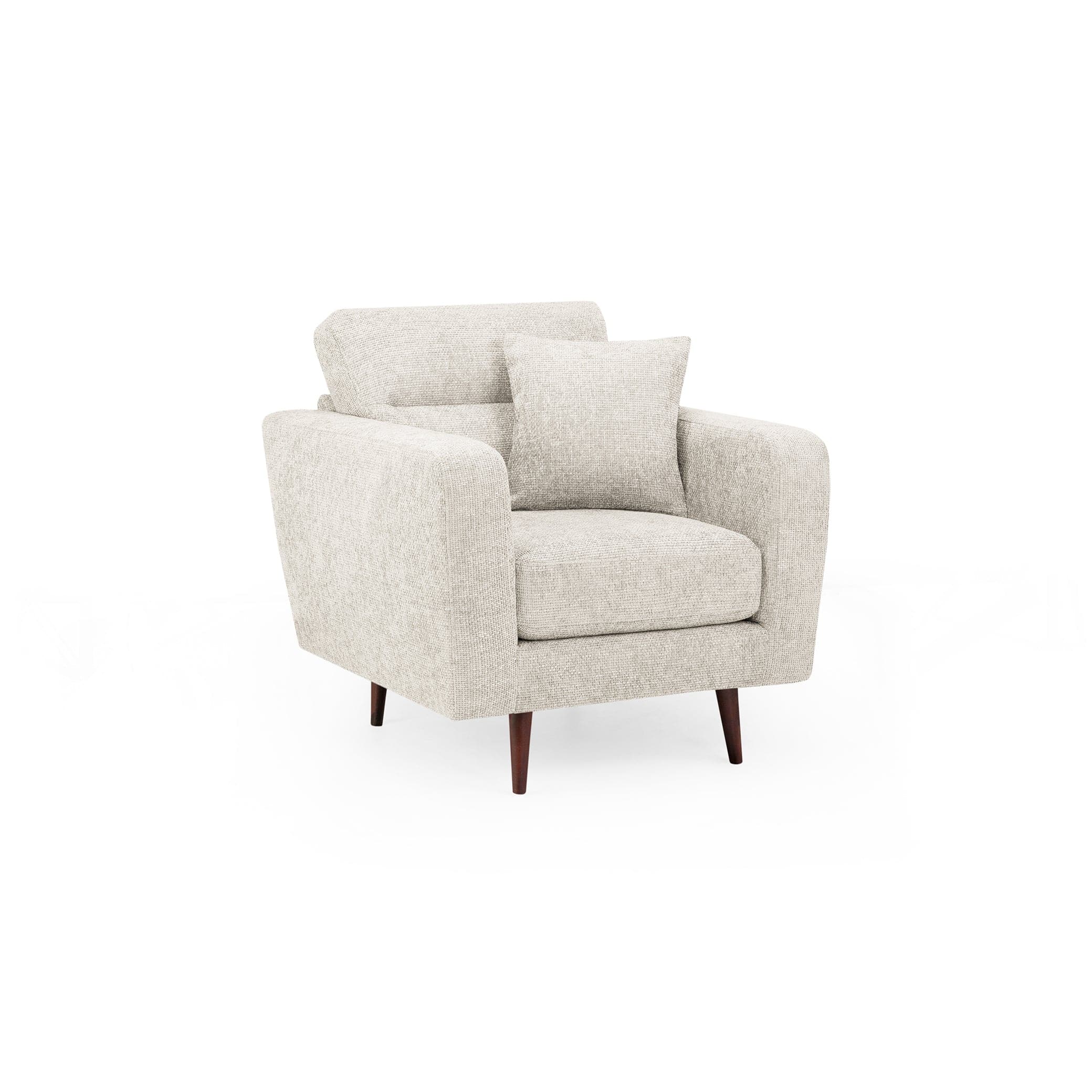 Chester Sofa Beige Armchair - front view (7026912133184)