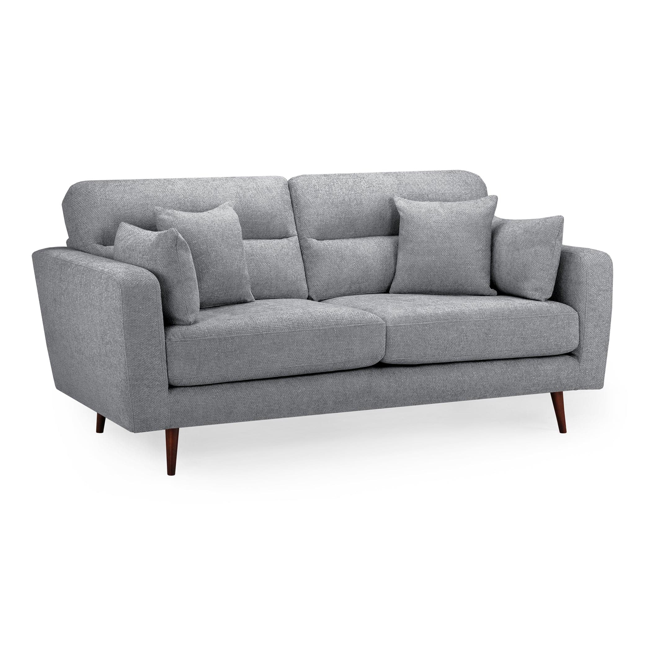 Chester Sofa Grey 3 Seater - front view (7026911576128)