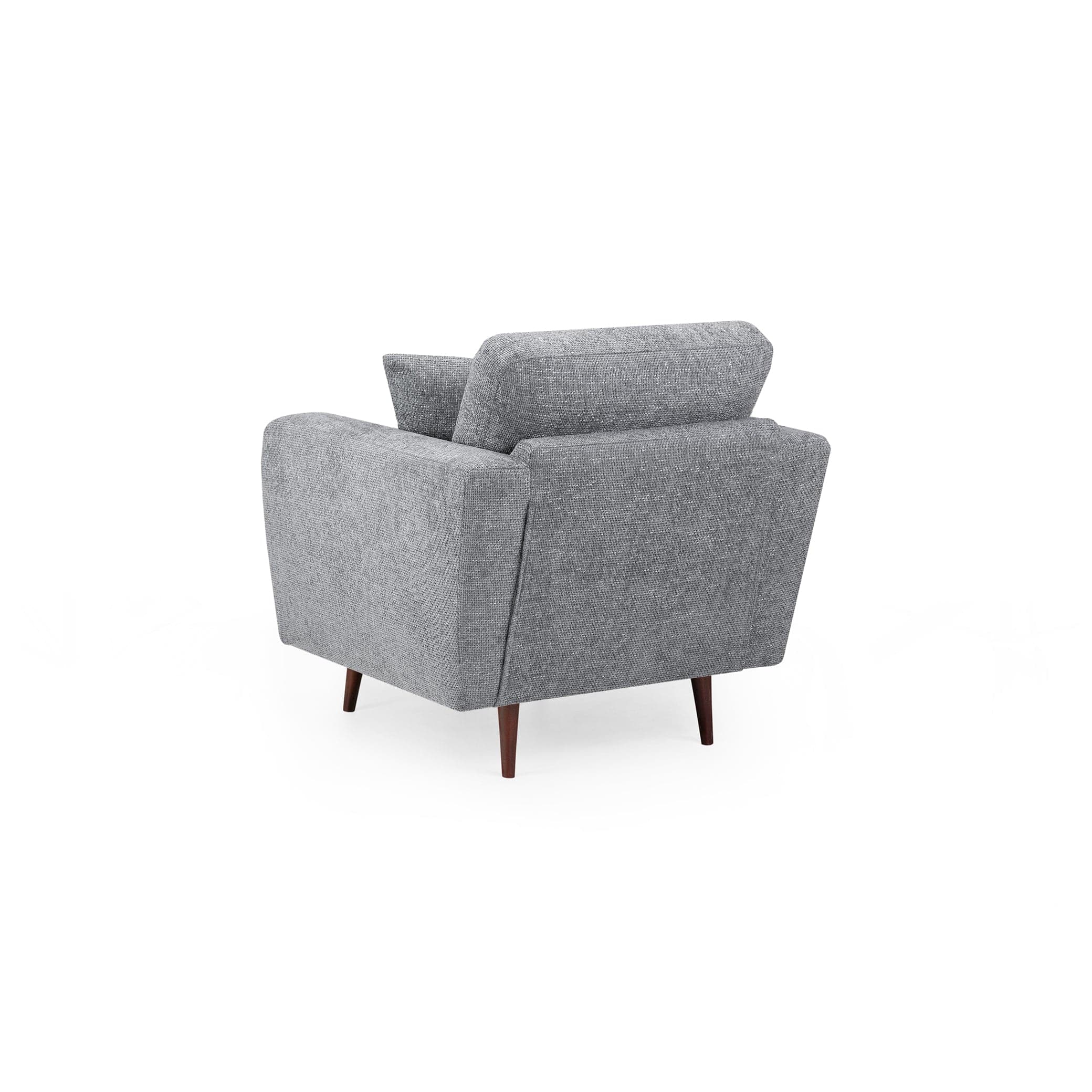 Chester Sofa Grey Armchair - back view (7026912034880)