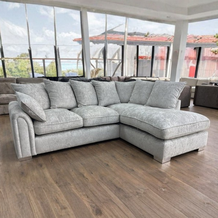 Chiswick Corner Sofa in Alaska Silver