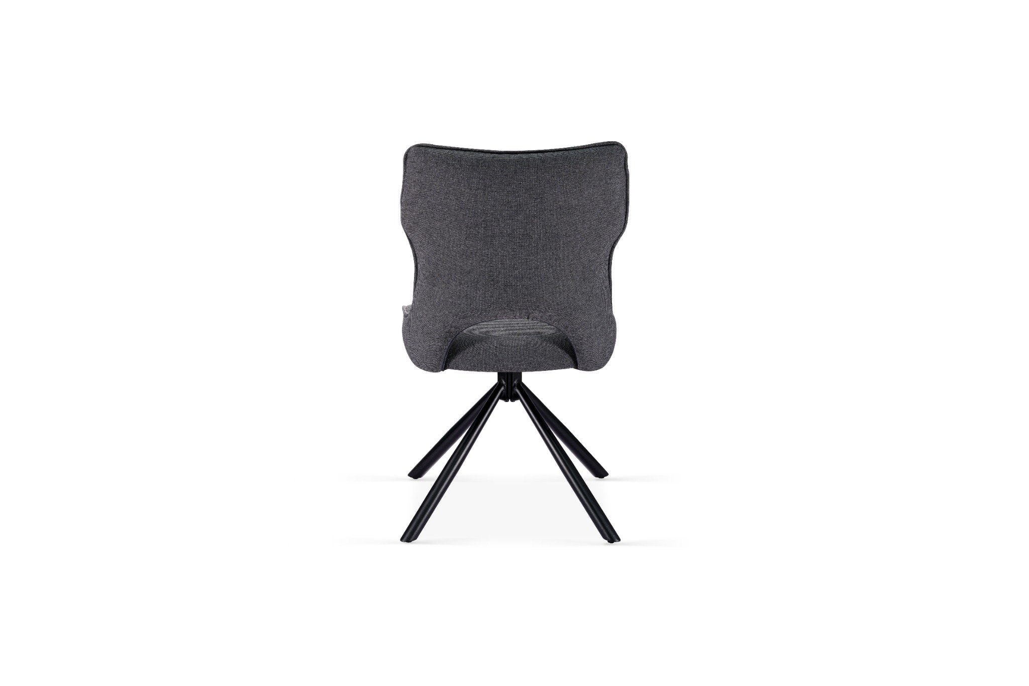 Noah Swivel Dining Chair in Grey - AMC Furniture