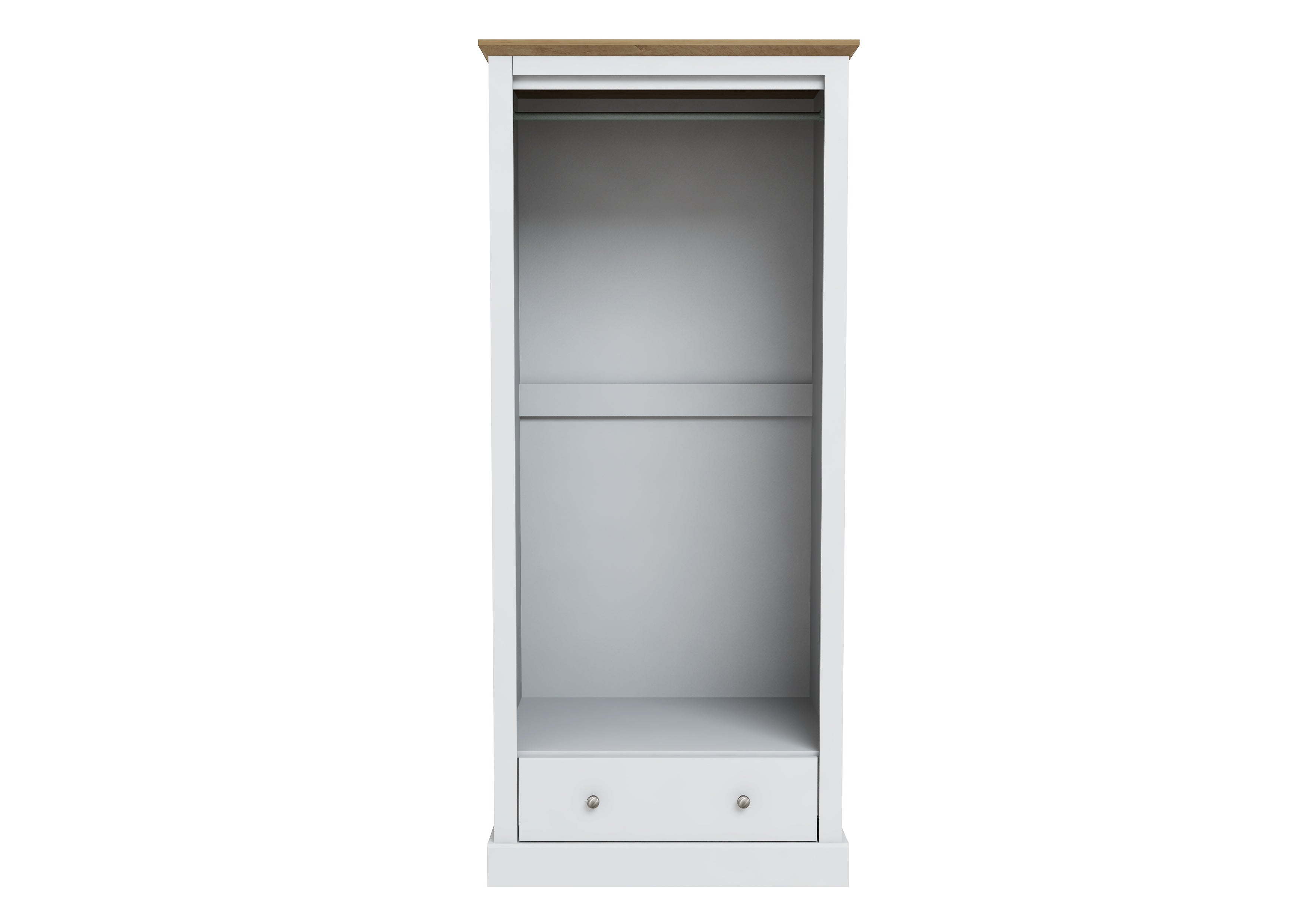 DEVON WHITE 2 DOOR WARDROBE ( 2 PACKS ) (14969138053498)