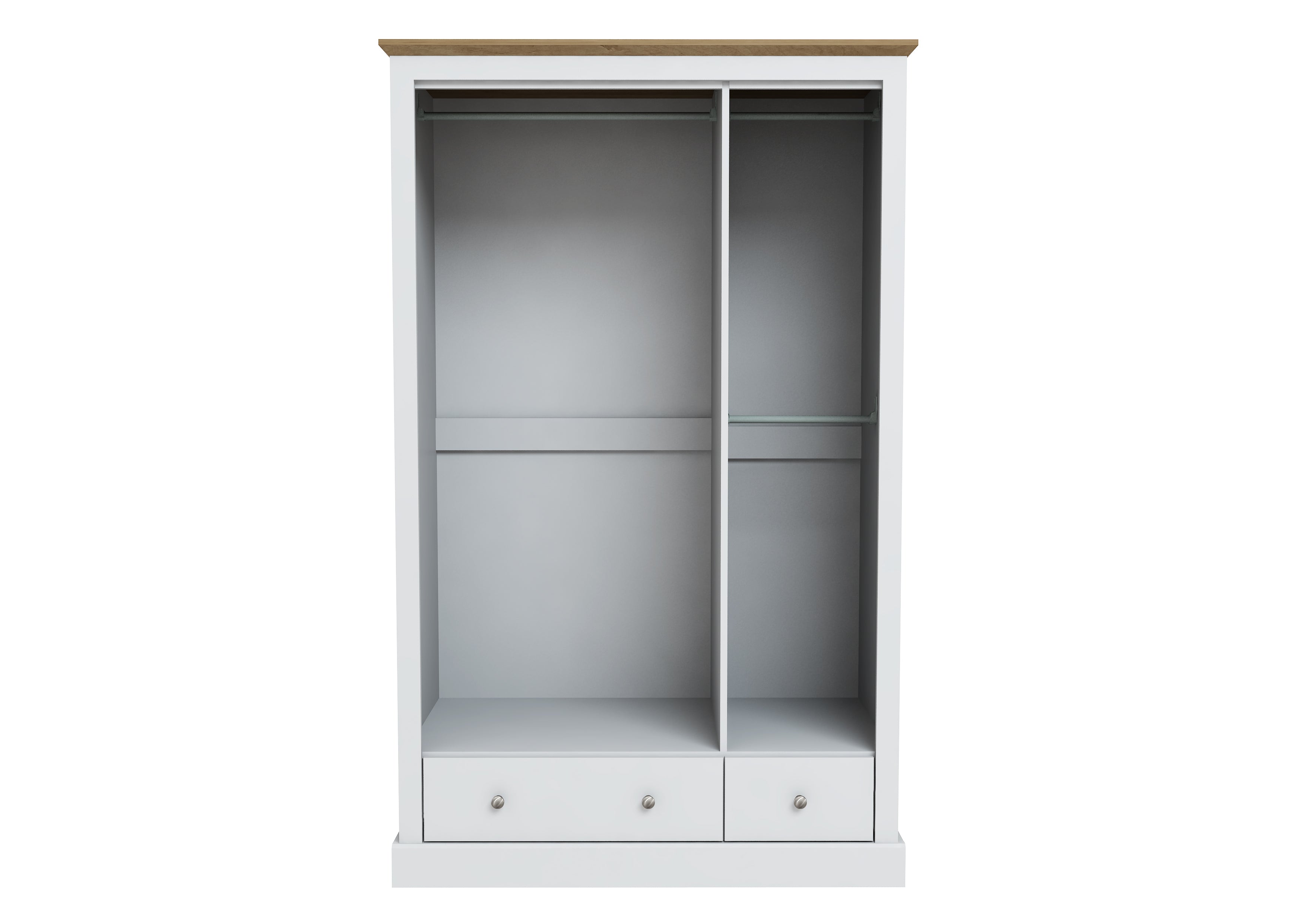 DEVON WHITE 3 DOOR 2 DRAWER WARDROBE ( 2 PACKS ) (14969138151802)