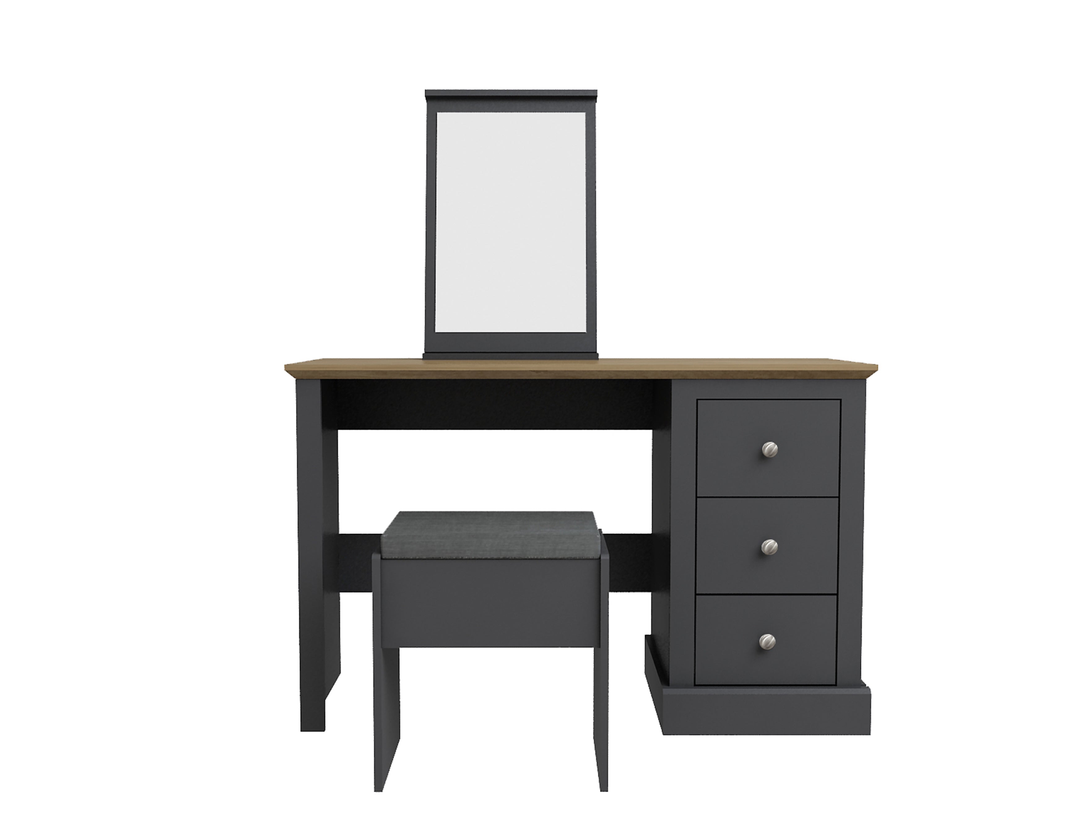 DEVON CHARCOAL DRESSING TABLE SET (14969137889658)