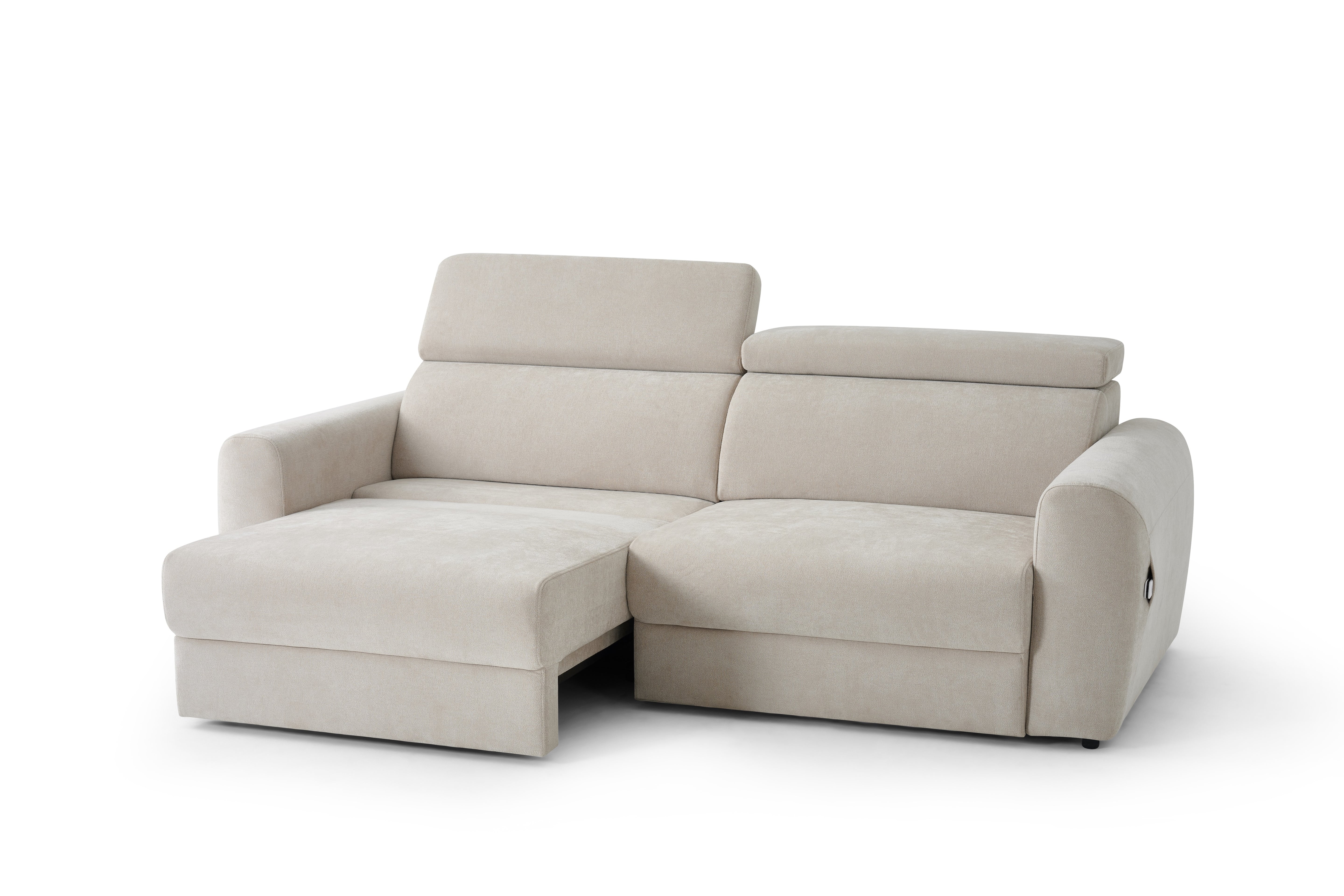 Raye 3 Seater Electric Sofa Bed in Beige - AMC Furniture