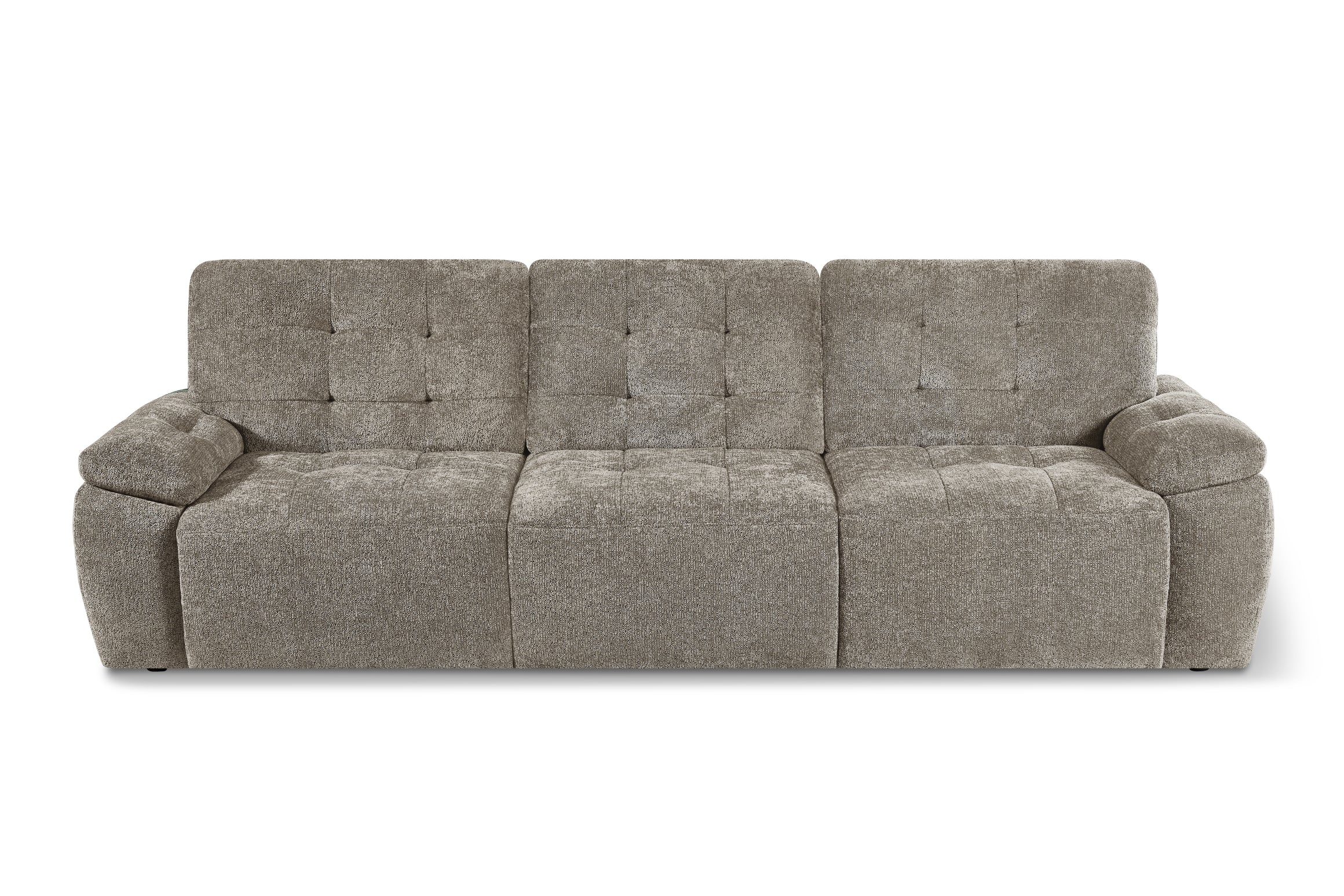 Myla Electric 3 Seater Sofabed in Mushroom - AMC Furniture