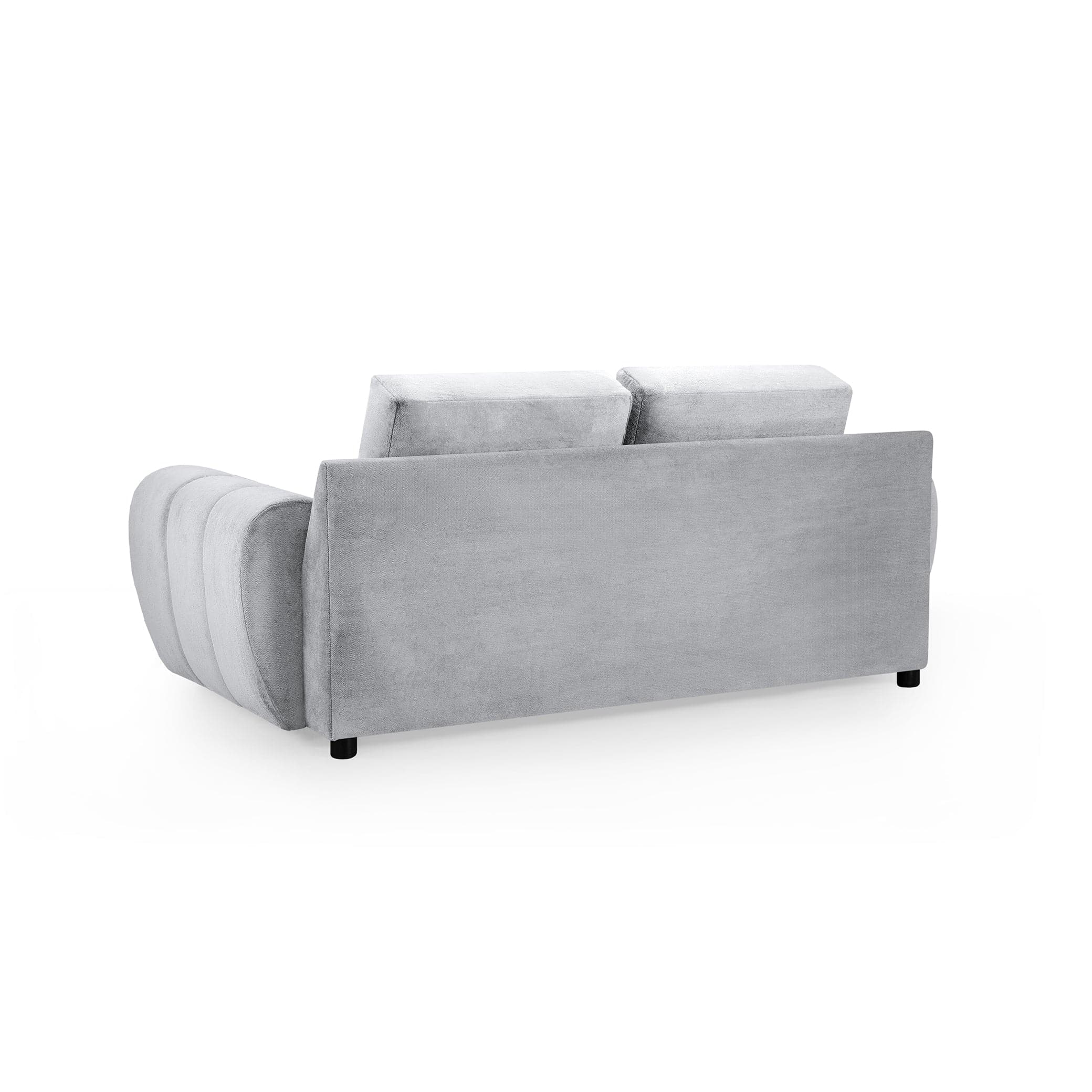 Devoke 2 Seater Sofa in Grey - back view (7021959086144)