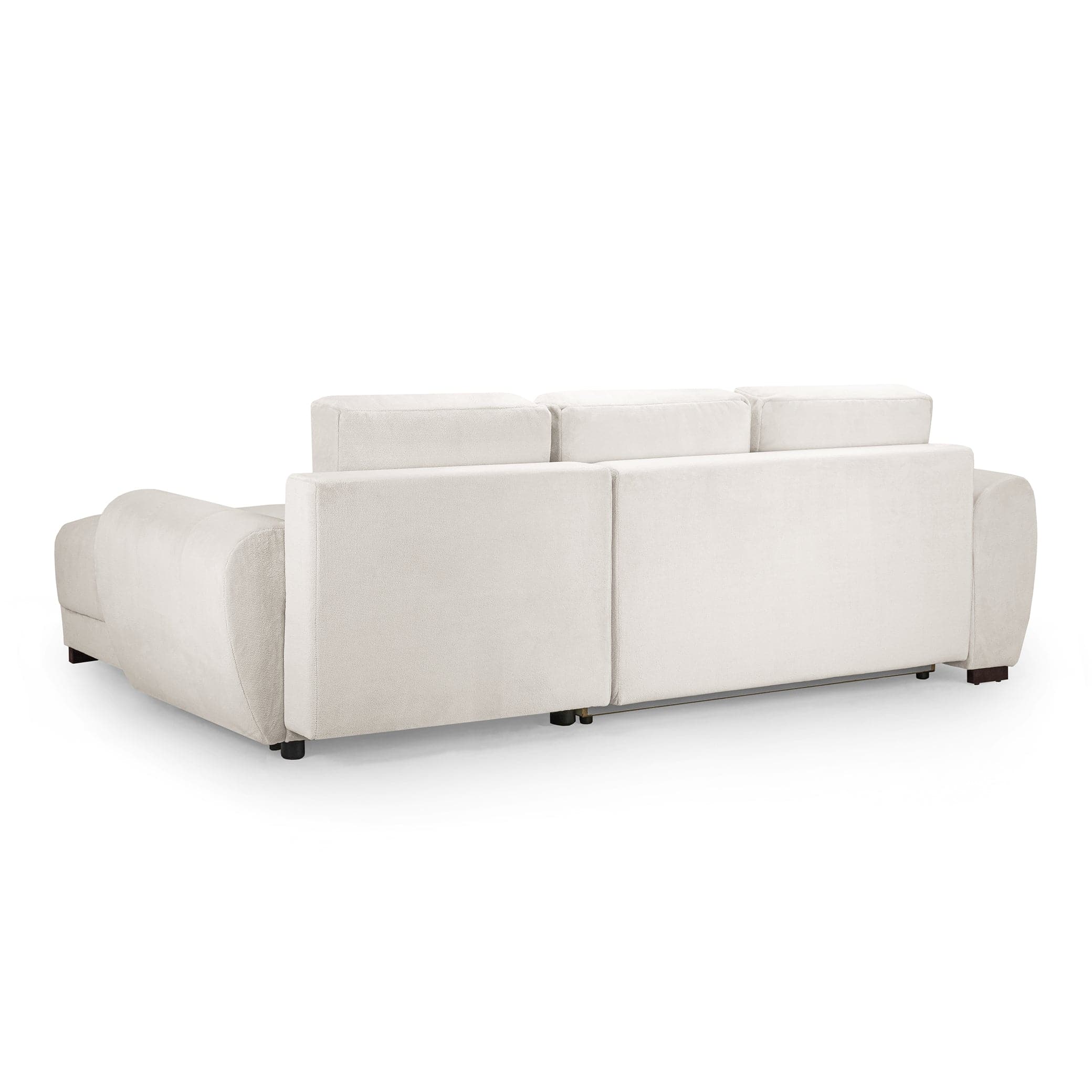 Devoke Sofabed Cream Universal Corner Sofa - back view (7021961281600)