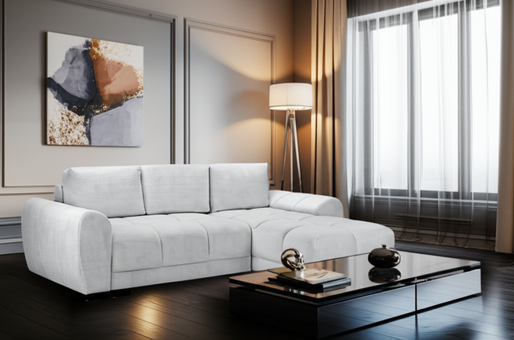 Devoke Sofabed Universal Corner Sofa in Grey (7021962231872)