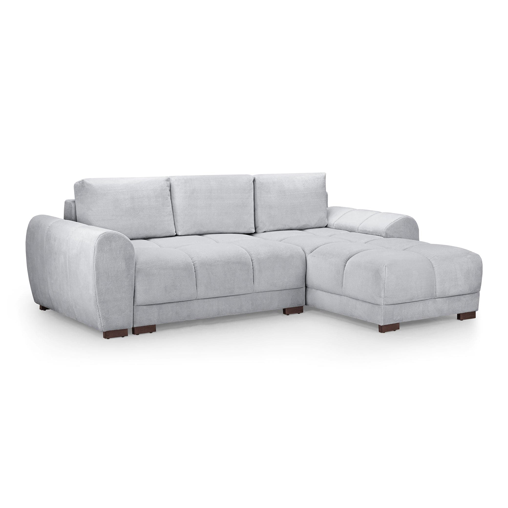 Devoke Sofabed Universal Corner Sofa in Mocha - AMC Furniture