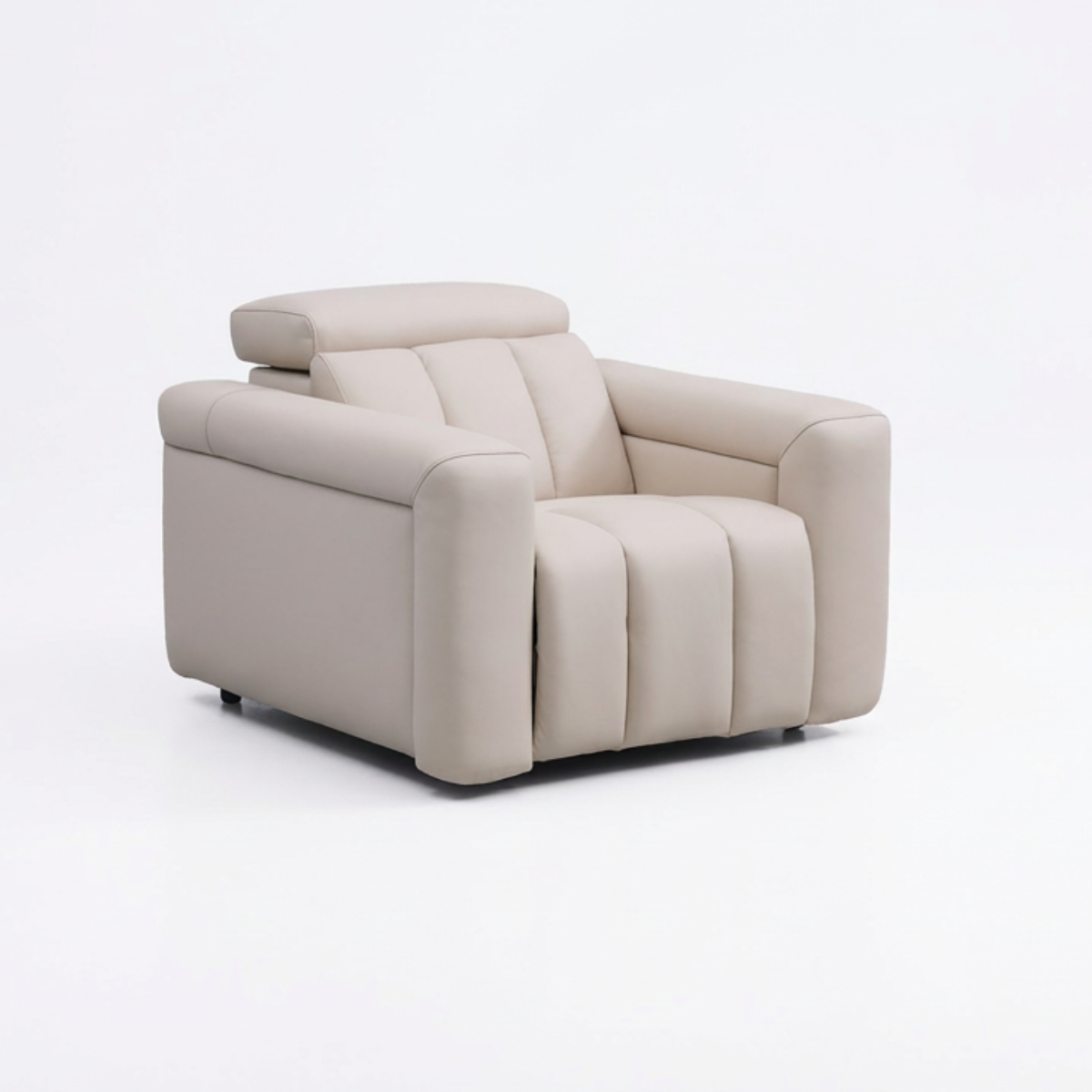 Ellen Electric Reclining Armchair in Beige Meta Sofa Ltd