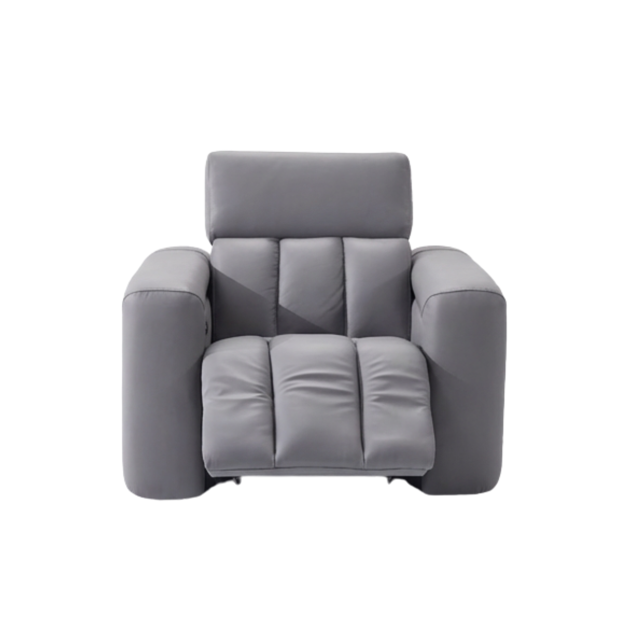 Ellen Electric Reclining Armchair in Grey Meta Sofa Ltd