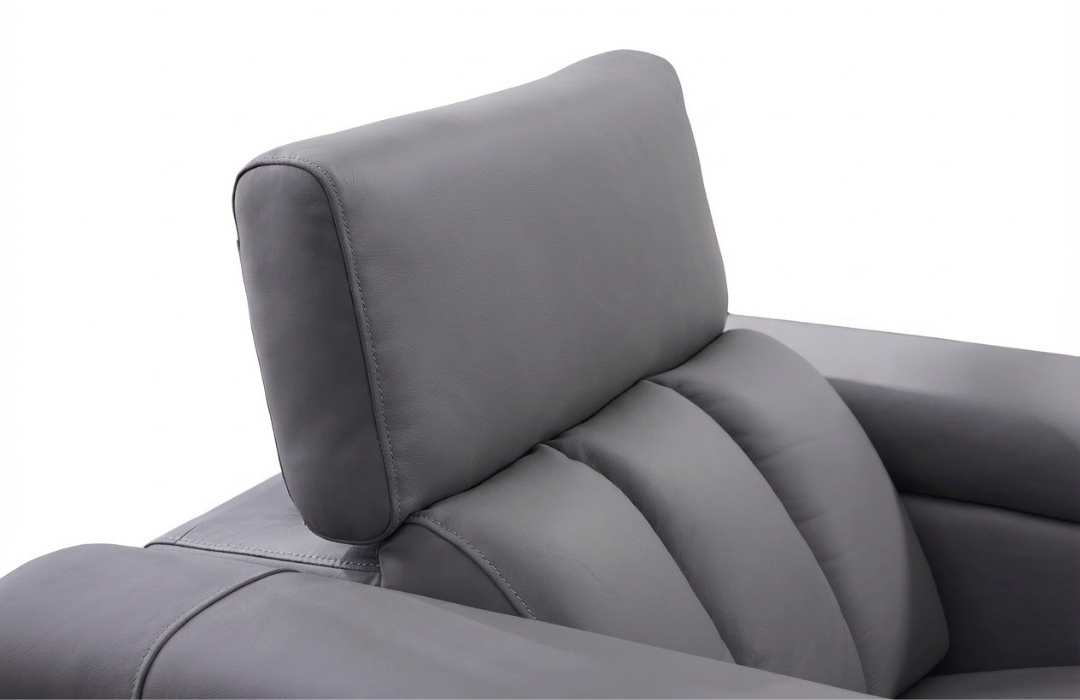 Ellen Electric Reclining Armchair in Grey Meta Sofa Ltd