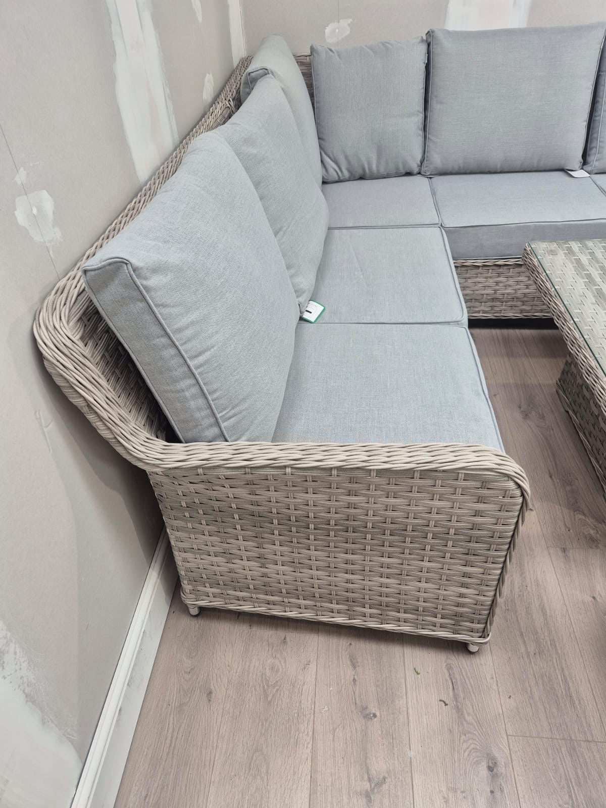 Corner Firepit Dining Set - Clearance Rattan Republic