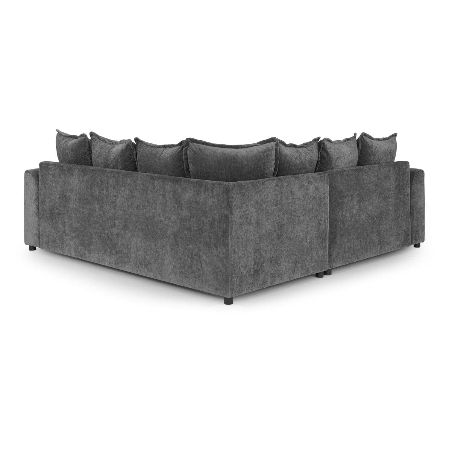 Finn Sofa Grey Large Corner - back view (7022943338560)