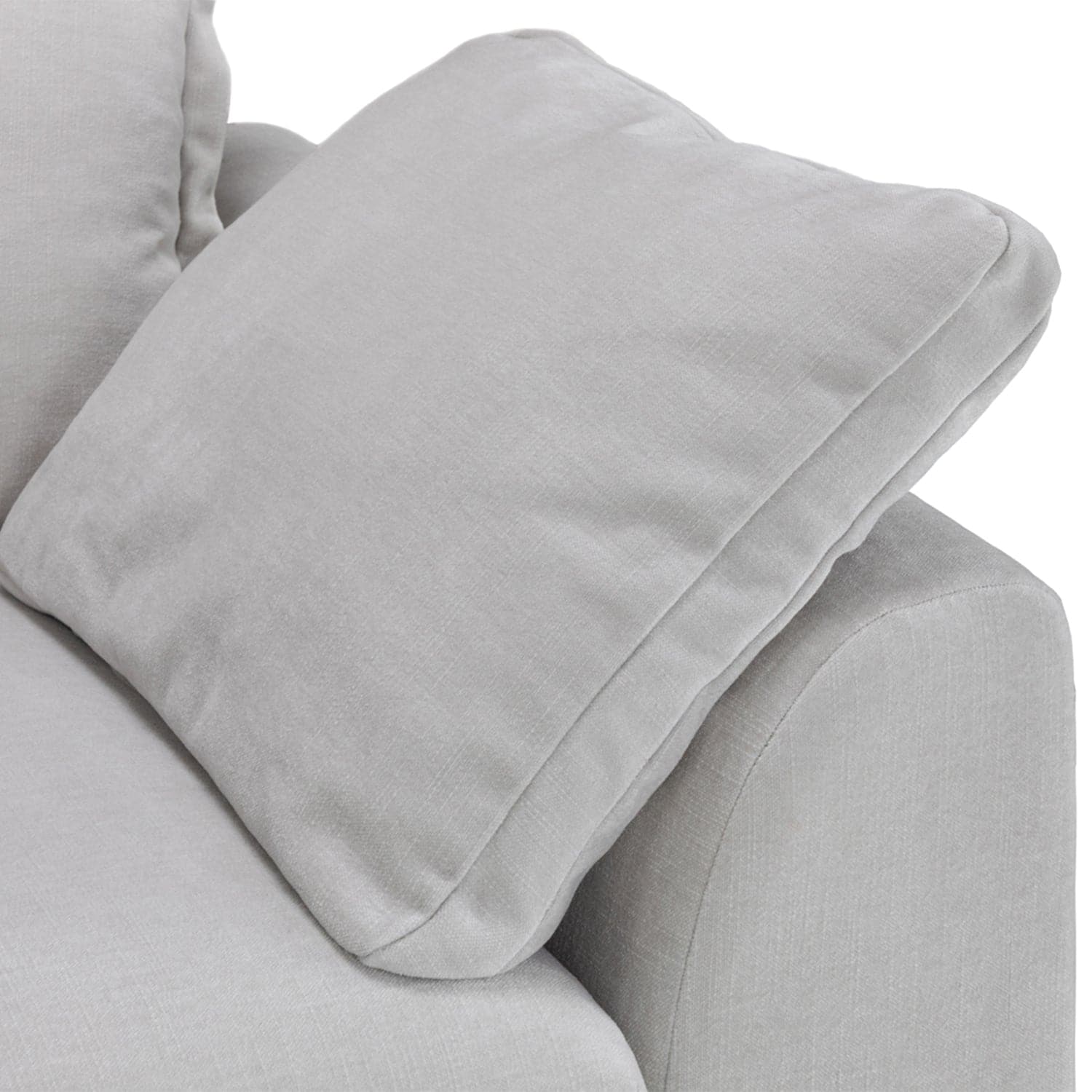 Finn Sofa Natural Large Corner - cushion view (7022947106880)