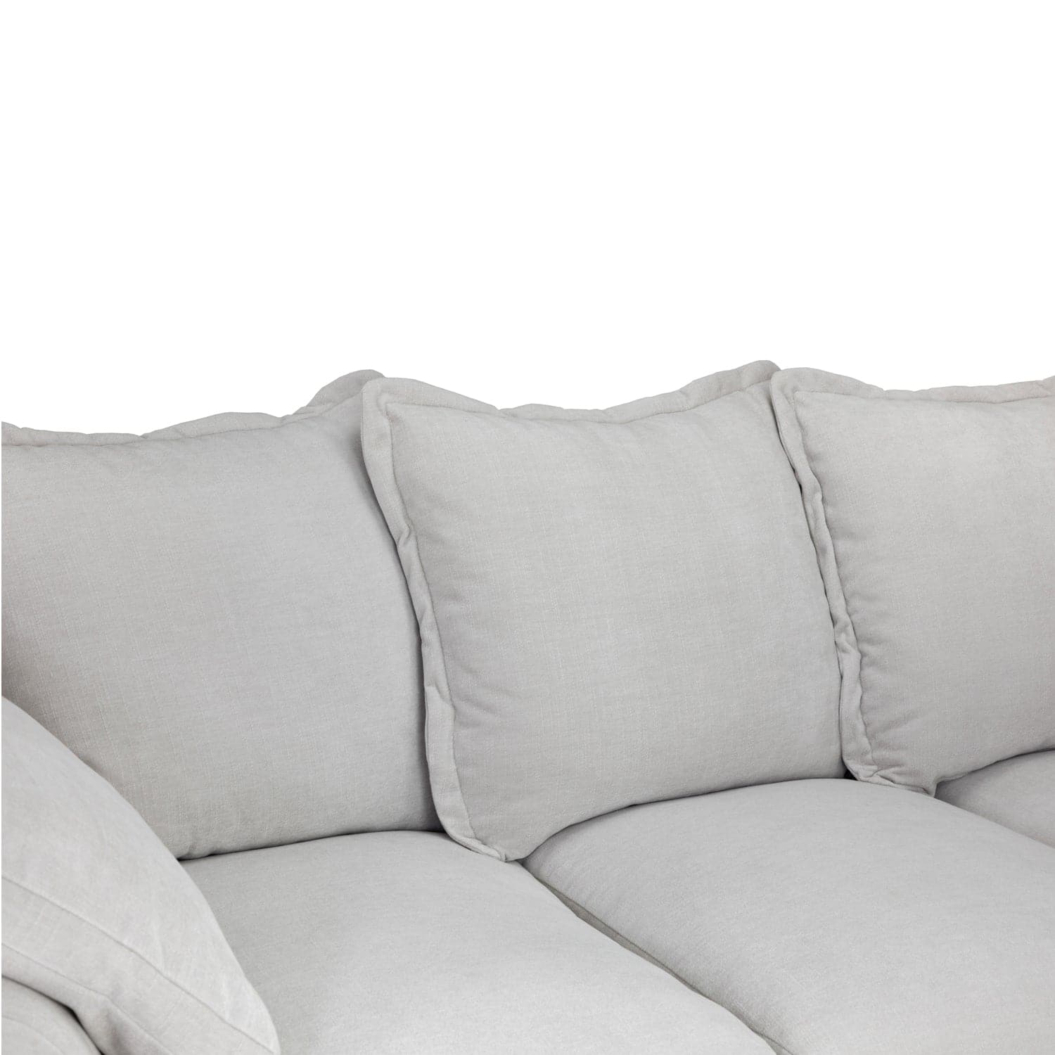 Finn Sofa Natural Large Corner - top view (7022947106880)