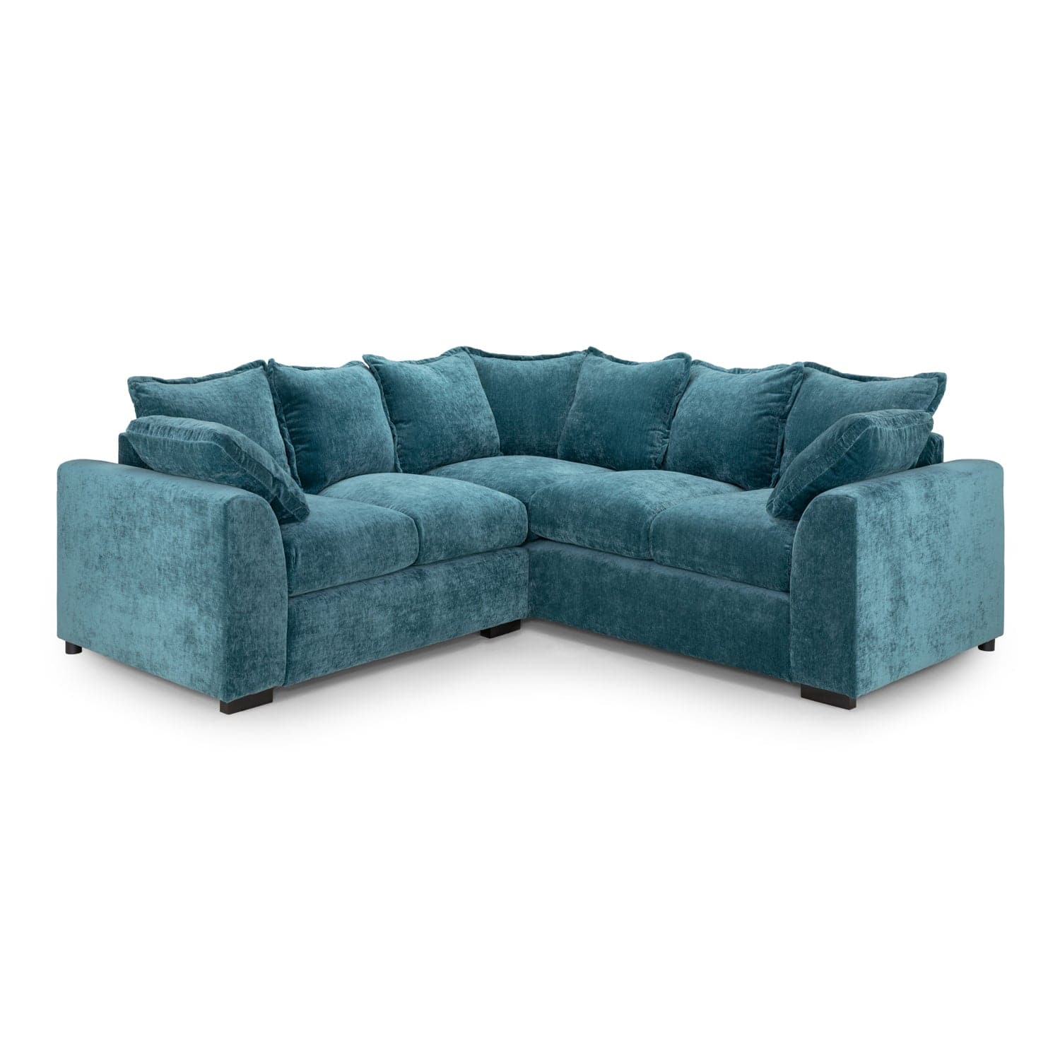 Finn Sofa Teal Large Corner - front view (7022940192832)