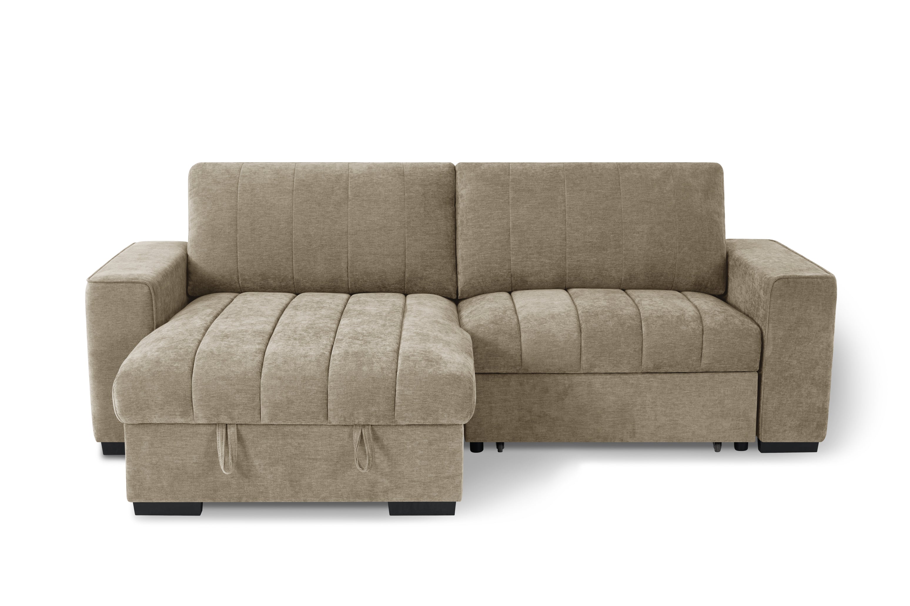 Alfie Universal Corner Sofa Bed in Beige - AMC Furniture
