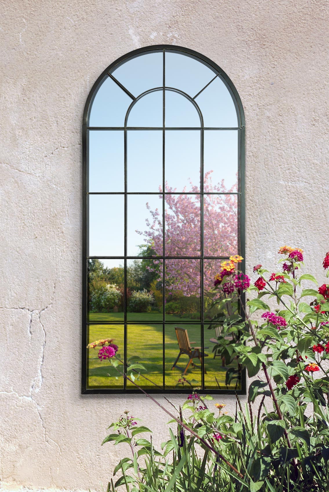 Somerley Country Arch Large Garden Mirror 140 x 65 CM (15010543272314)