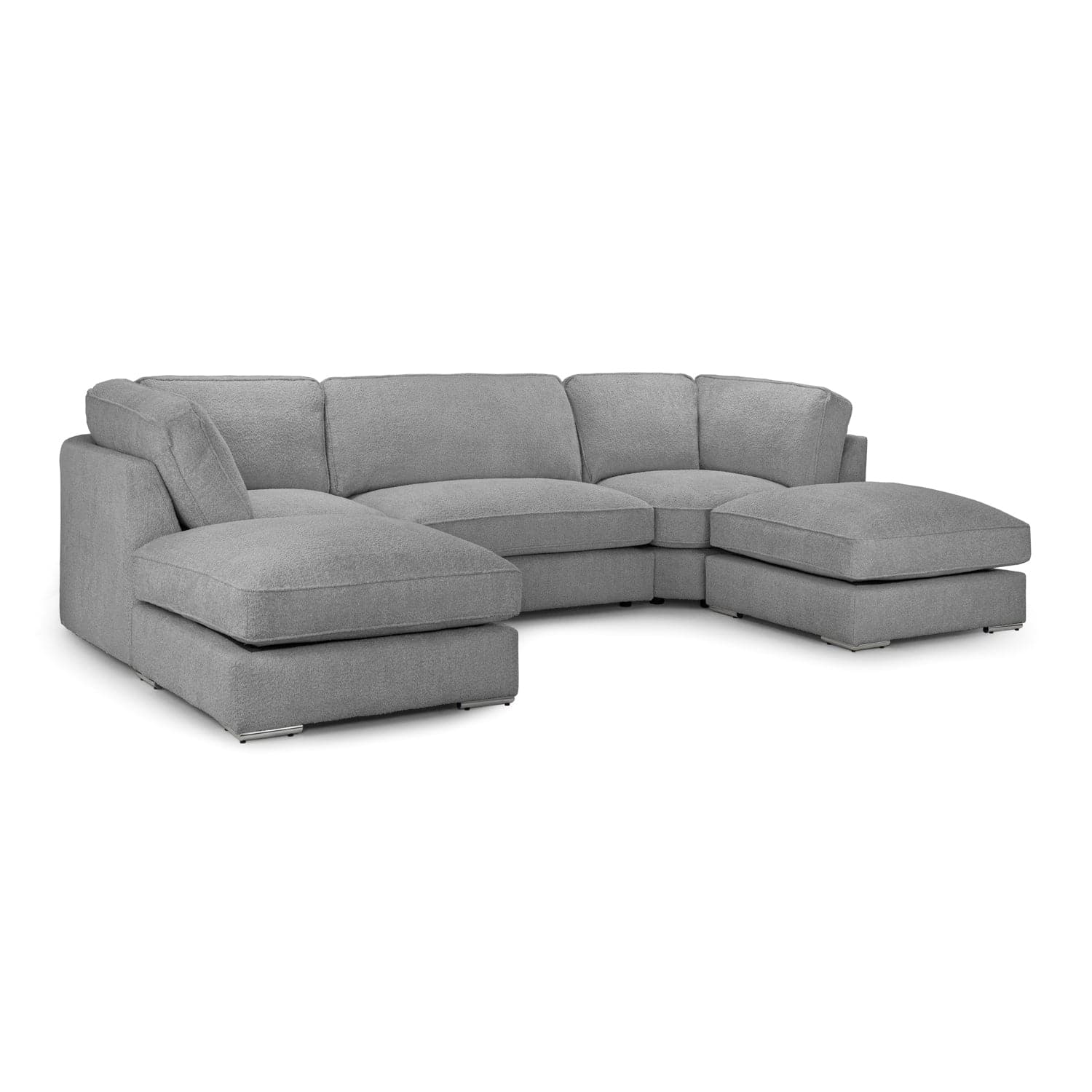 Greenwich Sofa Grey U Shape Corner (7023833350208)