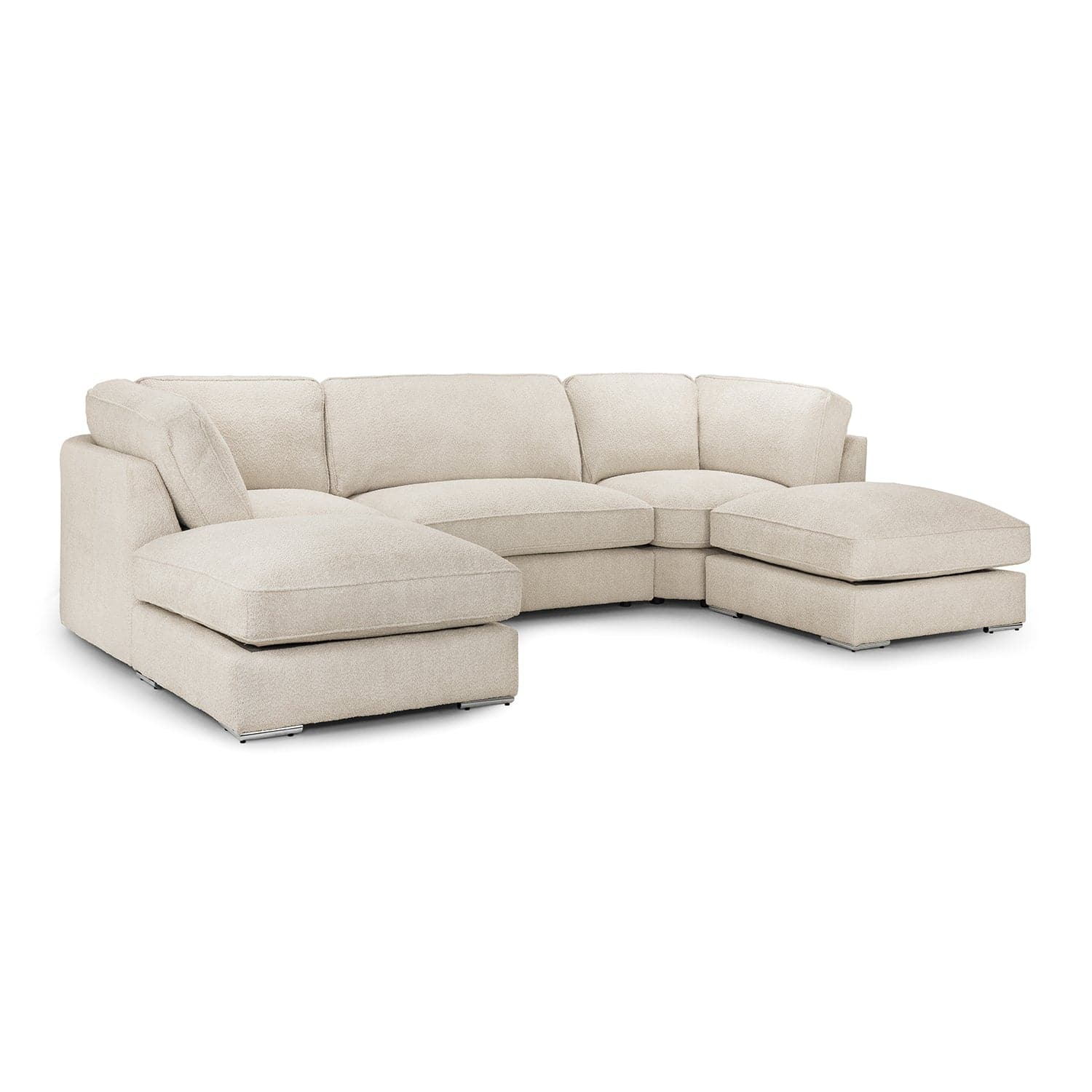 Greenwich Sofa Grey U Shape Corner - AMC Furniture