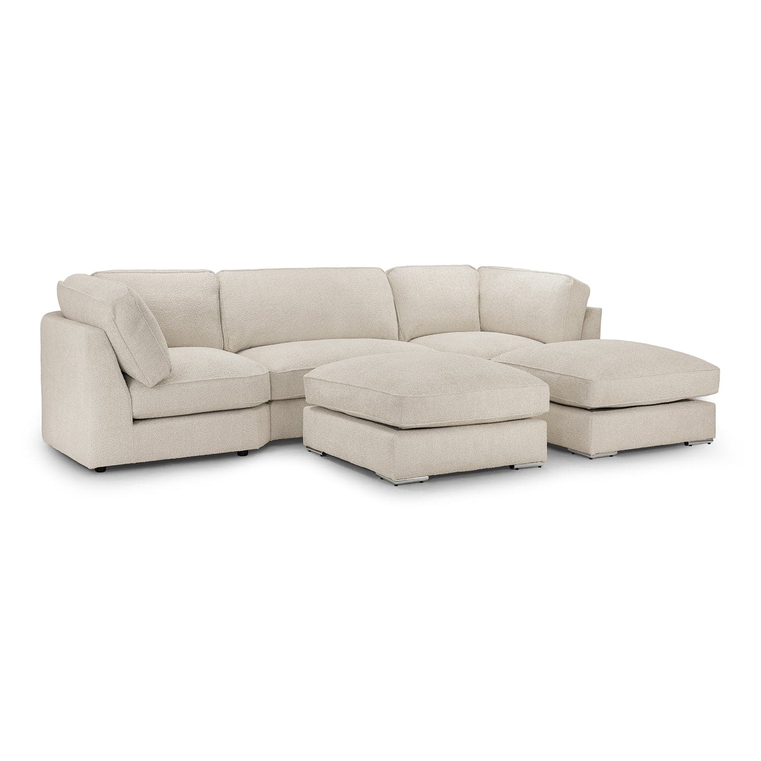 Greenwich Sofa Beige U Shape Corner - angle view (7023831253056)