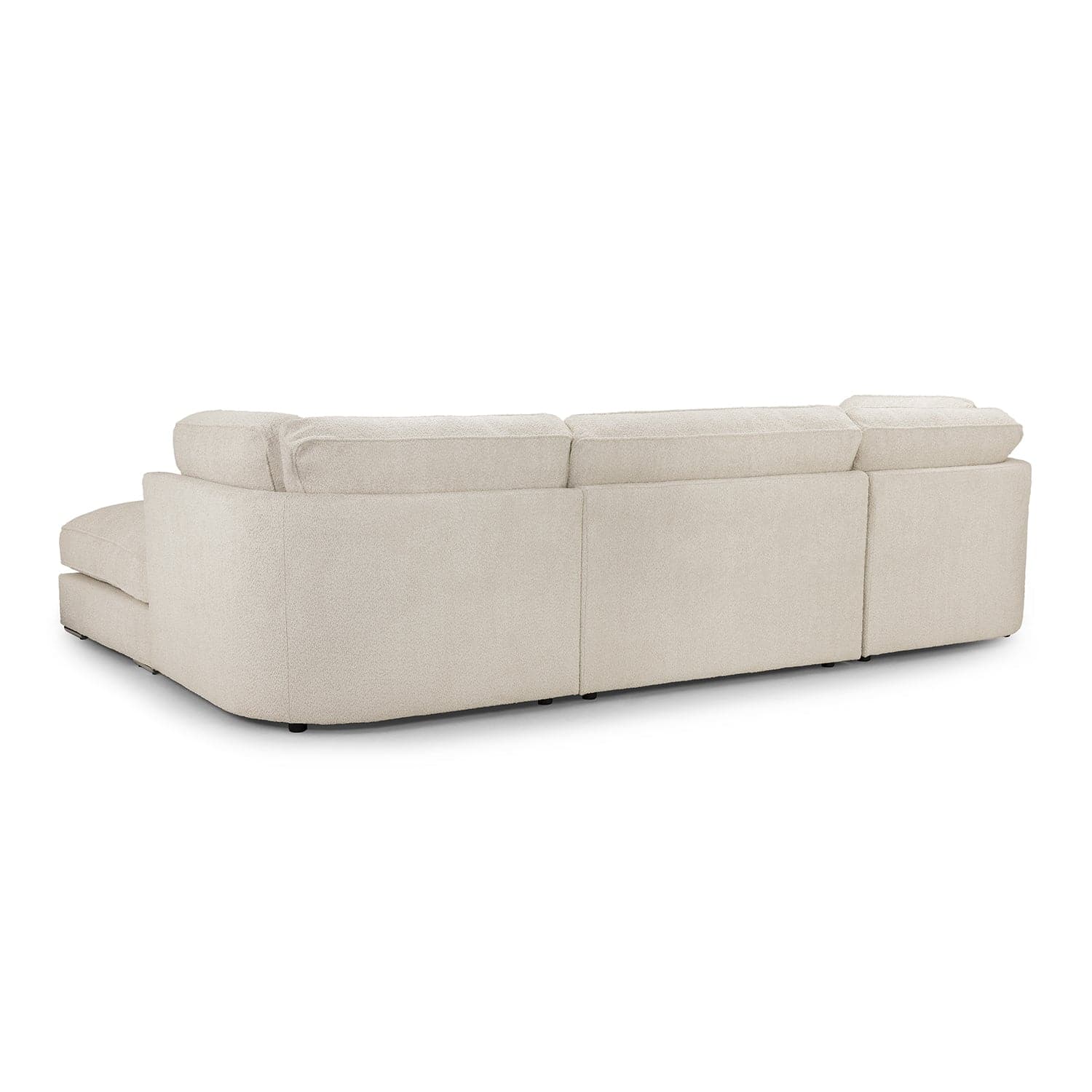 Greenwich Sofa Beige U Shape Corner - back side view (7023831253056)