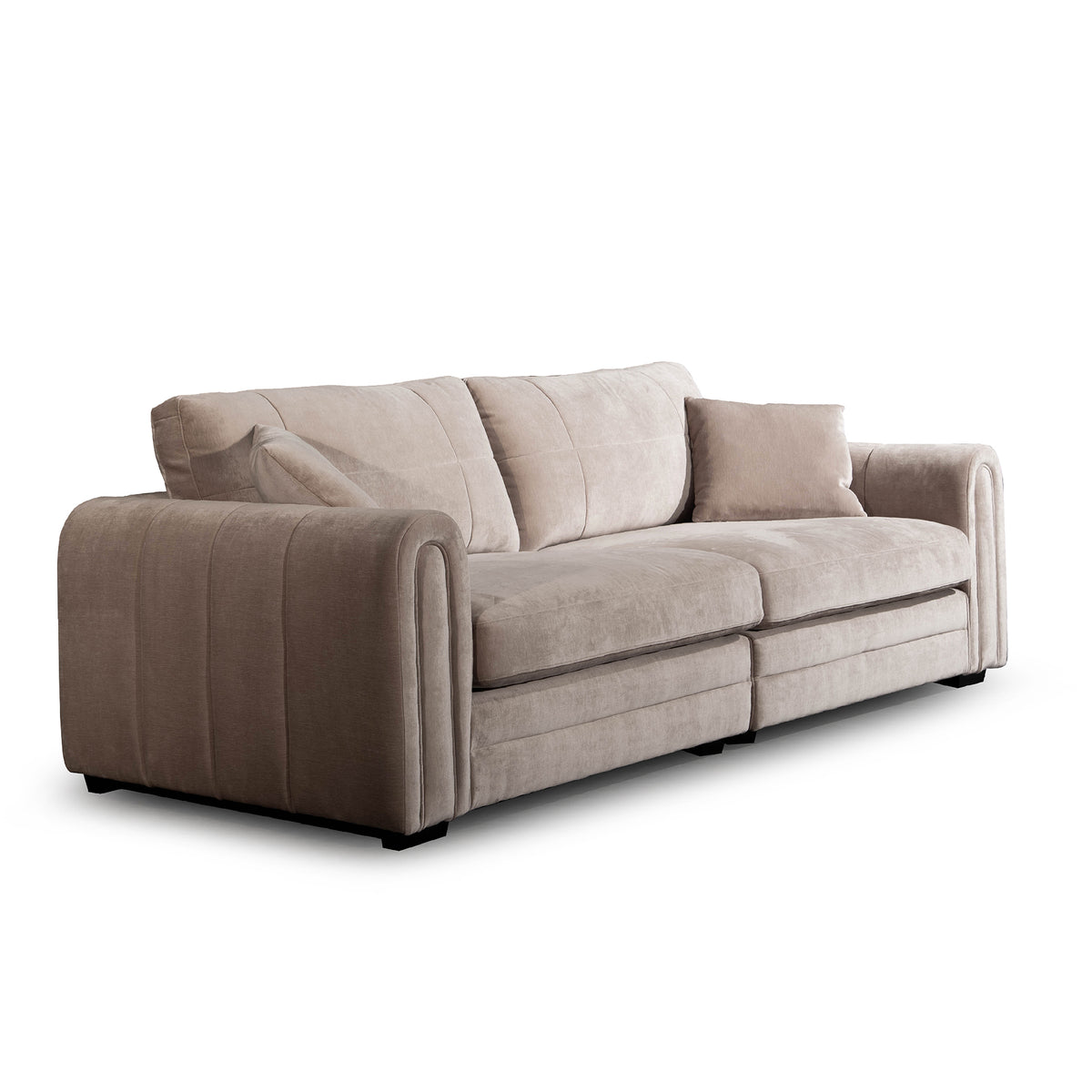 Alana 4 Seater Sofa in Linen Beige B Womack
