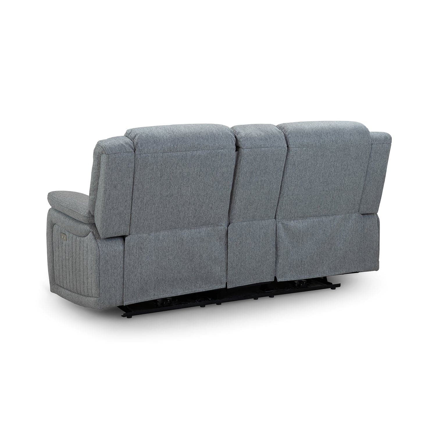 Hamlet 2 Seater Recliner Sofa in Grey - back view (7023948791872)