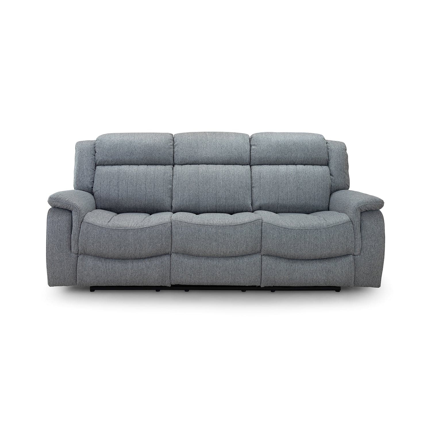 Hamlet 3 Seater Power Recliner Sofa in Grey - front view (7023948660800)