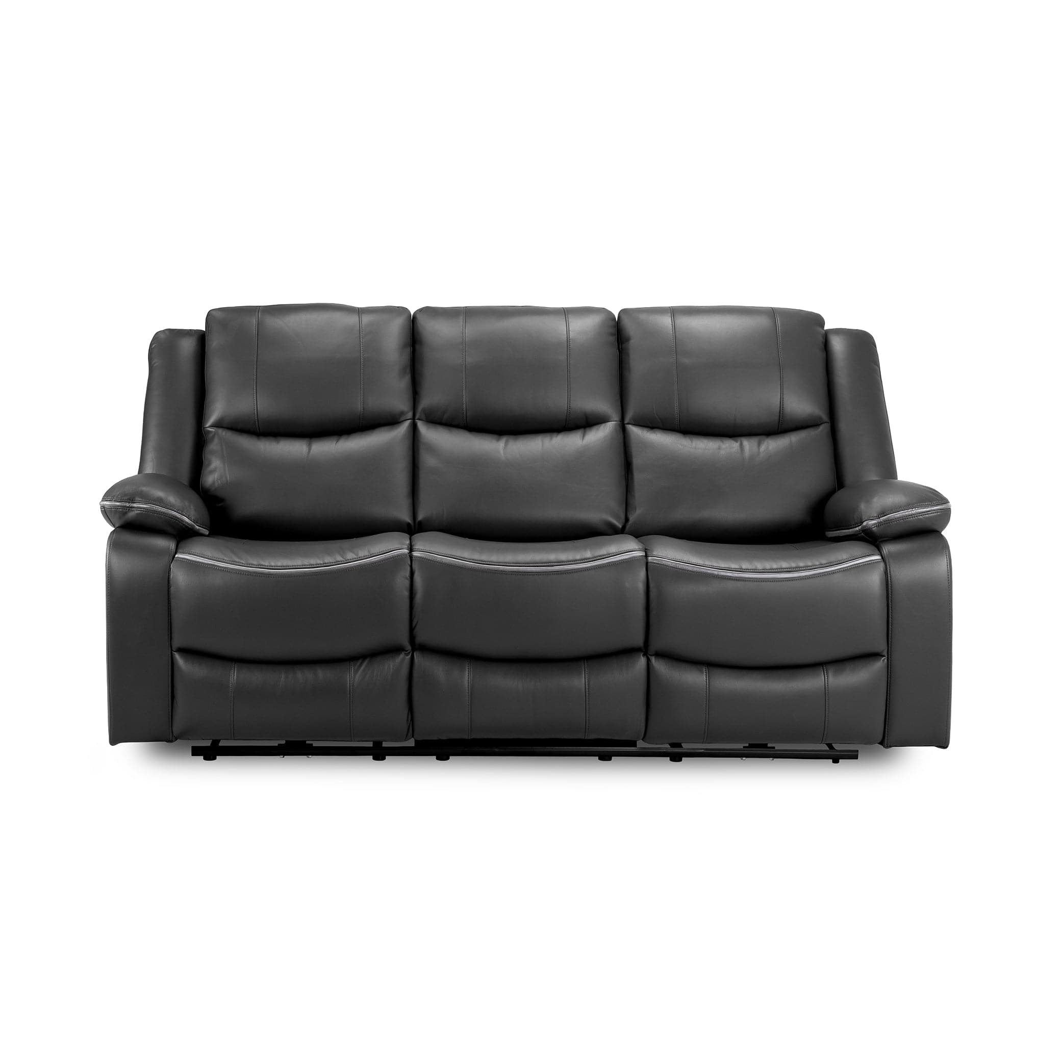 Harald Electric Recliner Sofa Black 3 Seater (7023520153664)