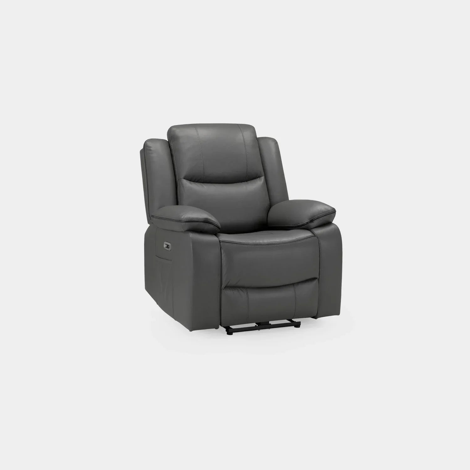 Dexter Electric Recliner Sofa Grey Armchair (Cancelled Order) - AMC Furniture