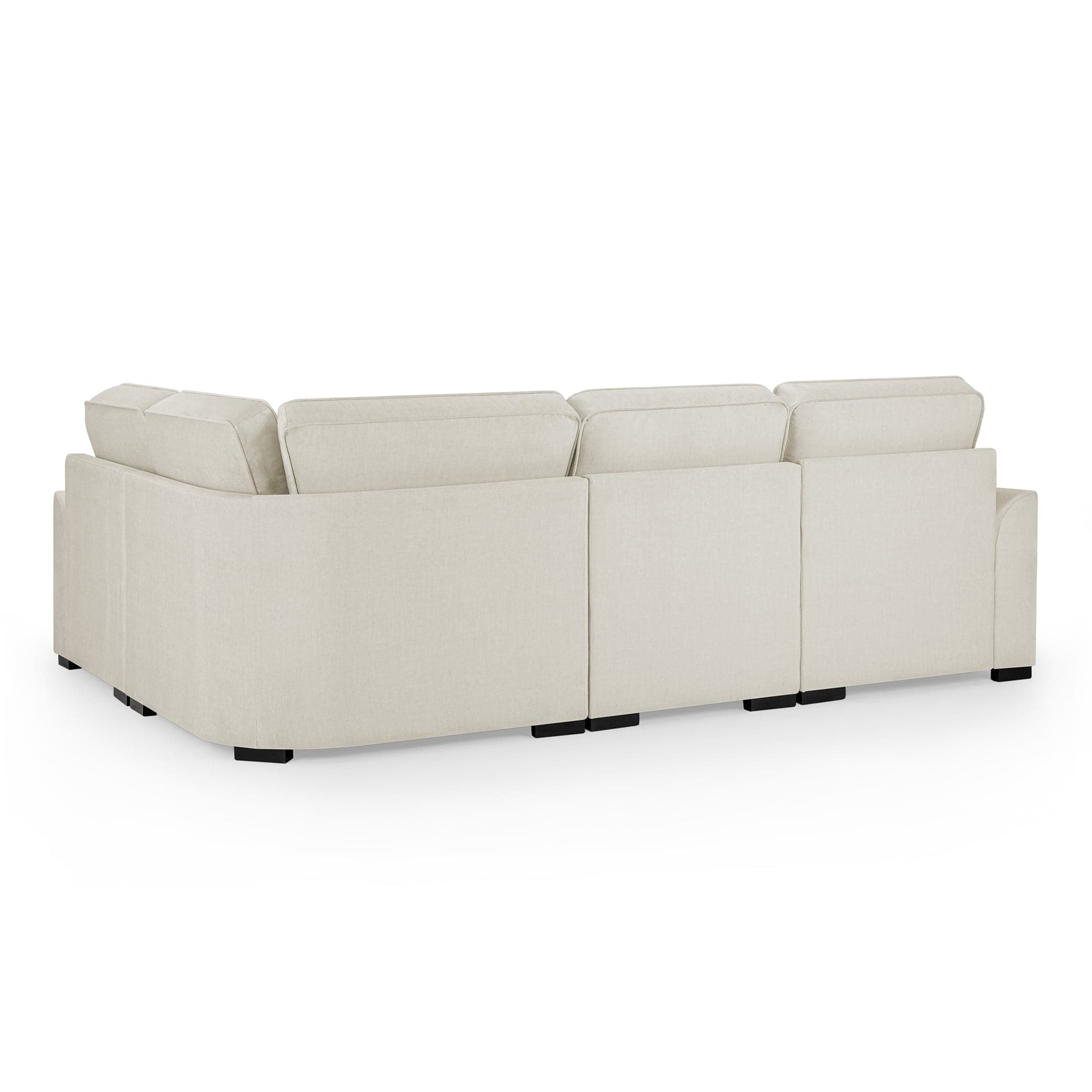 Harley Universal Corner Sofa in Beige - back view (7023518056512)