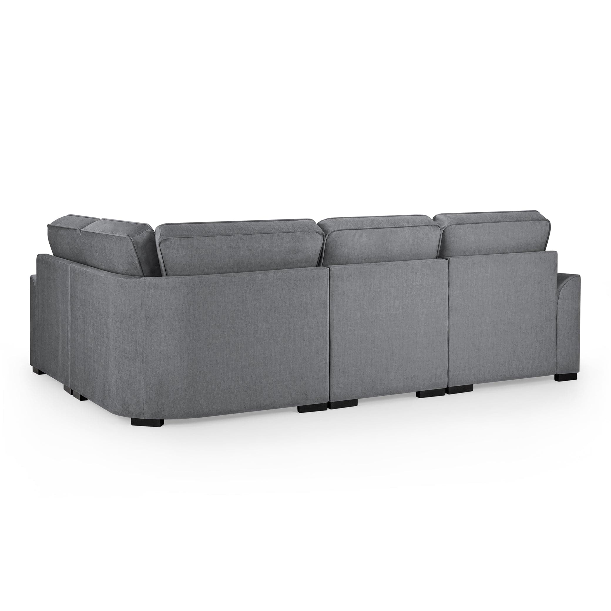 Harley Universal Corner Sofa in Grey - back view (7023518285888)