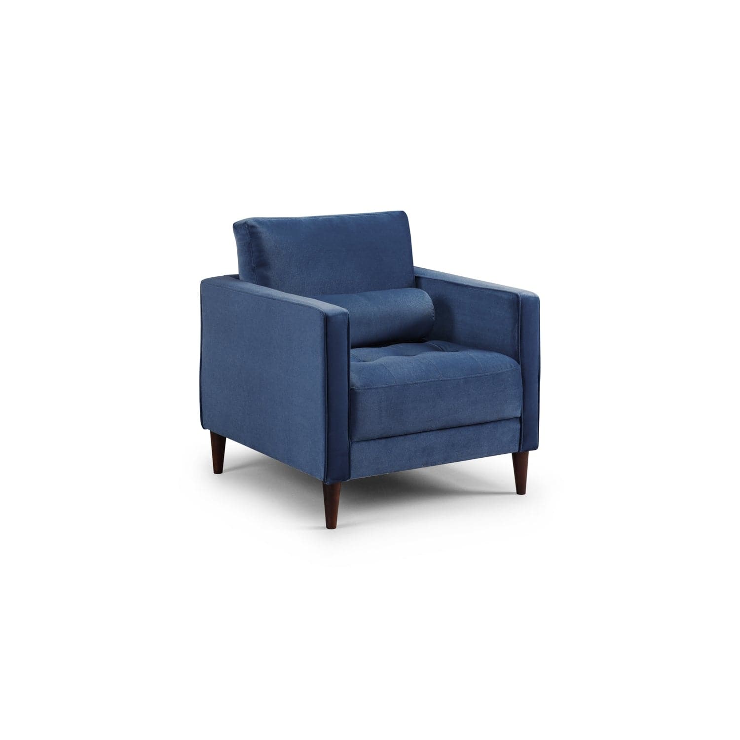 Harper Sofa Plush Blue Armchair (7023606267968)
