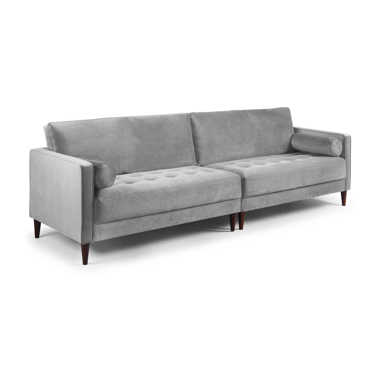 Harper Sofa Plush Grey 4 Seater (7023613050944)