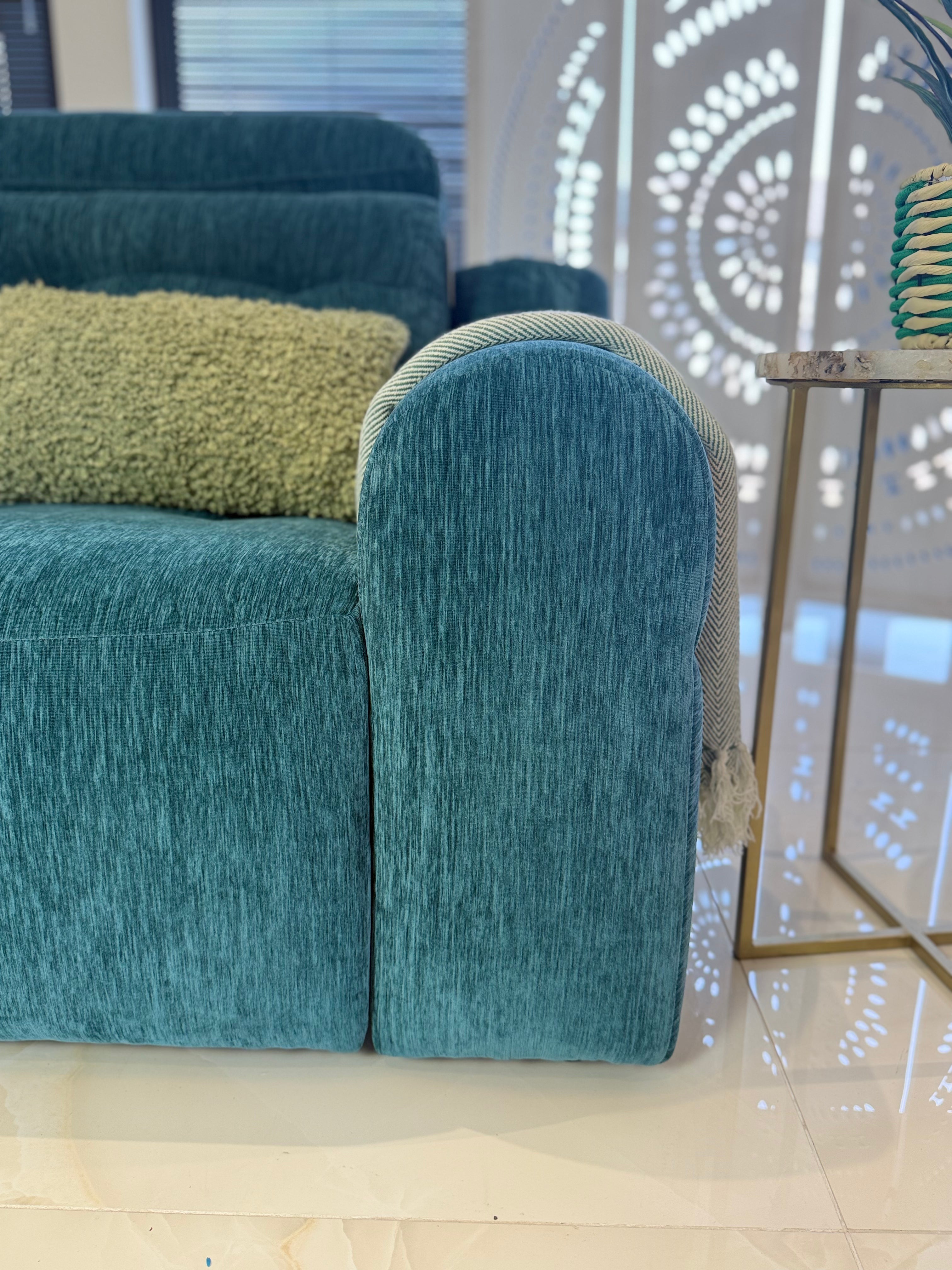 Bolt Electric 3 Seater Sofabed Teal Beehive