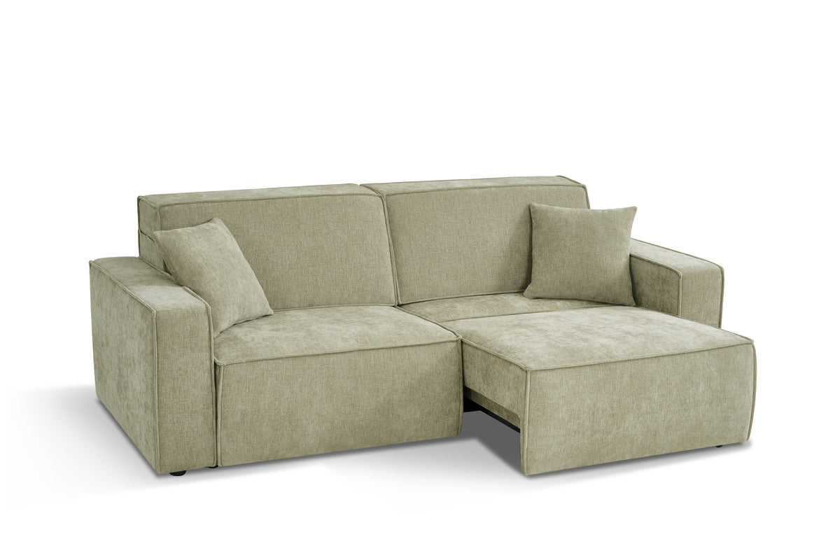 Louie Electric Sofabed Green 3 Seater - AMC Furniture
