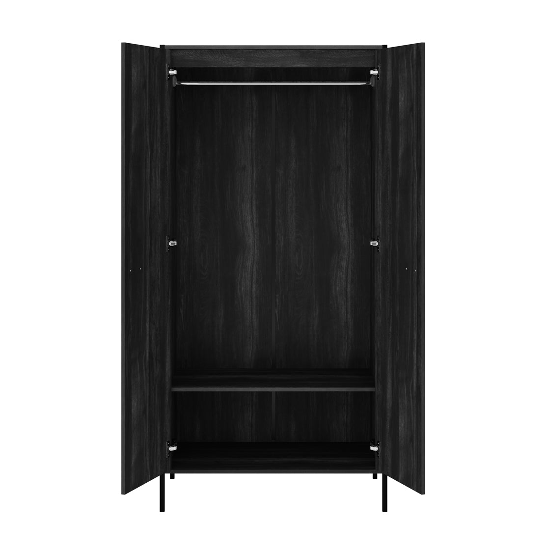 HOXTON BLACK 2 DOOR WARDROBE (2 PACKS) (14969140511098)